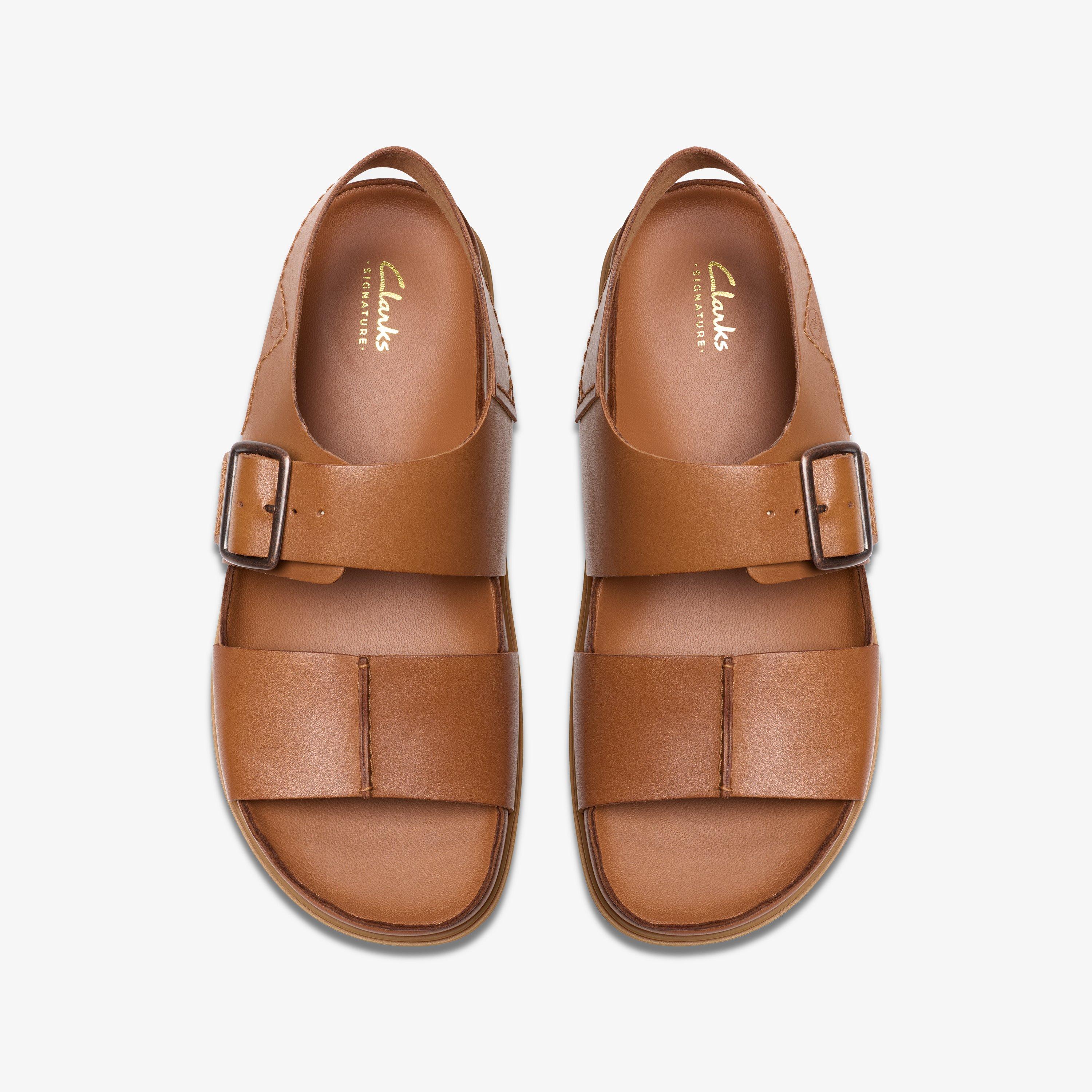 Clarks TORFORD STRAP - Sandalen - tan leather/bruin