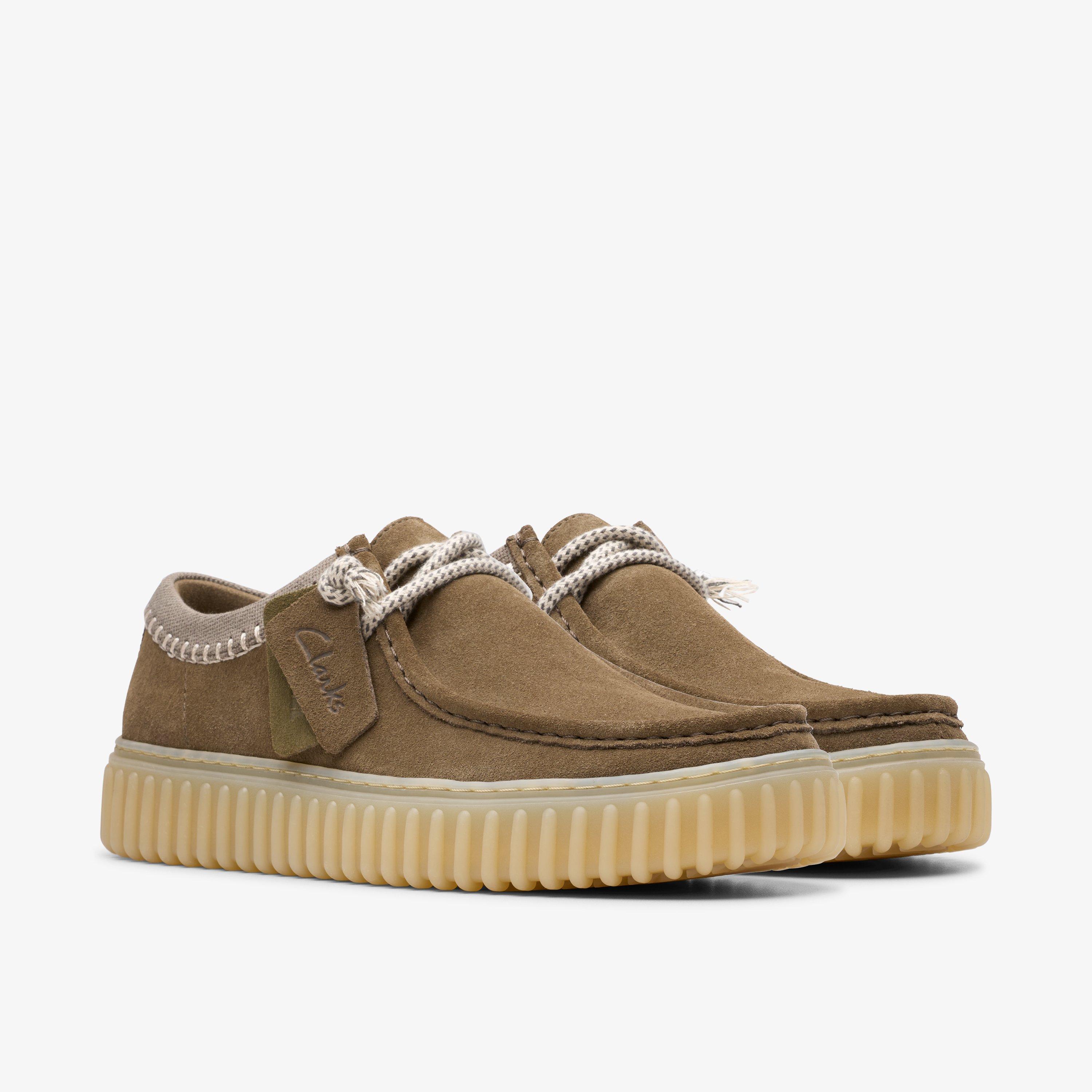 Torhill Lo Dark Olive Combination Moccasins, view 4 of 7