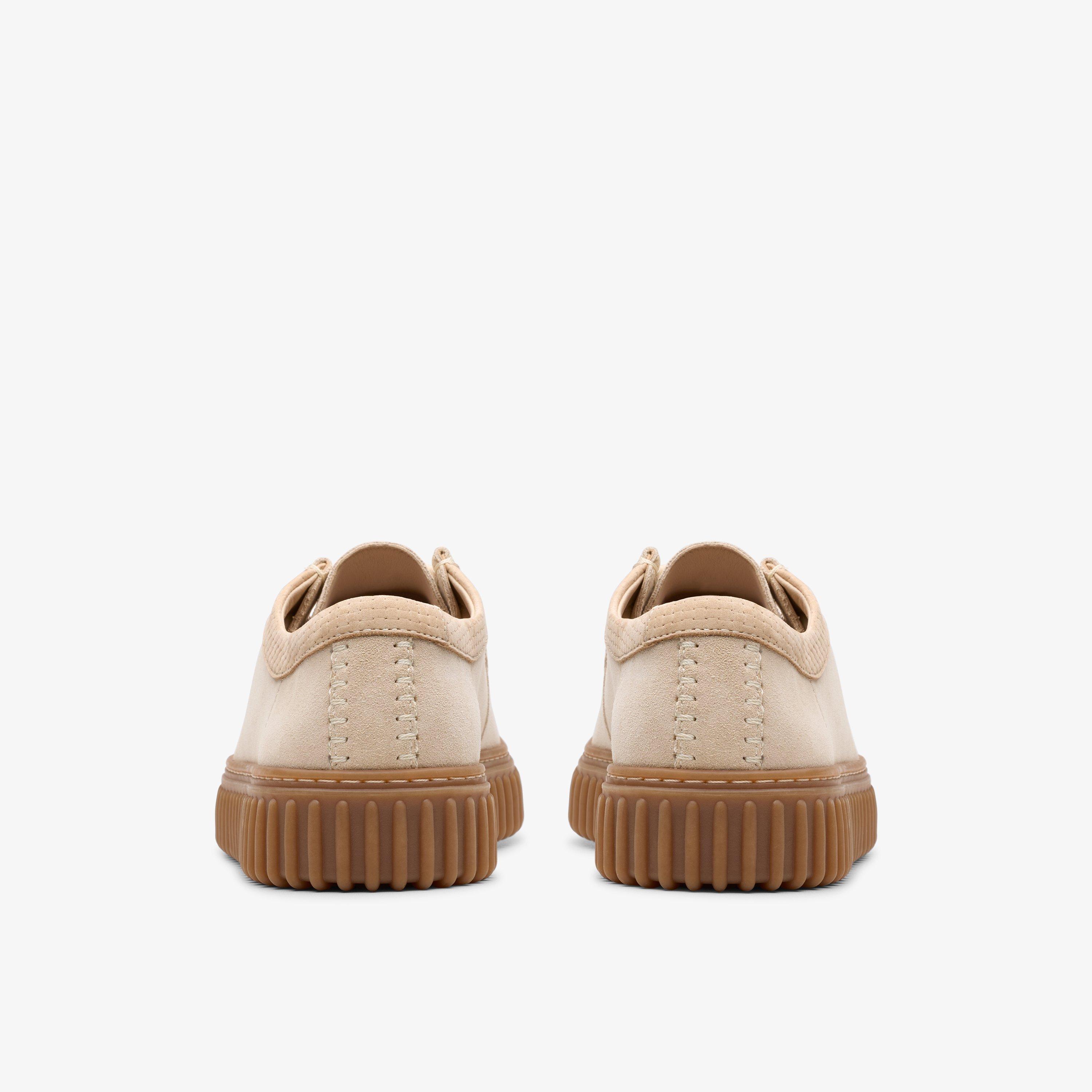 Mens Torhill Lo Ecru Suede Shoes | Clarks