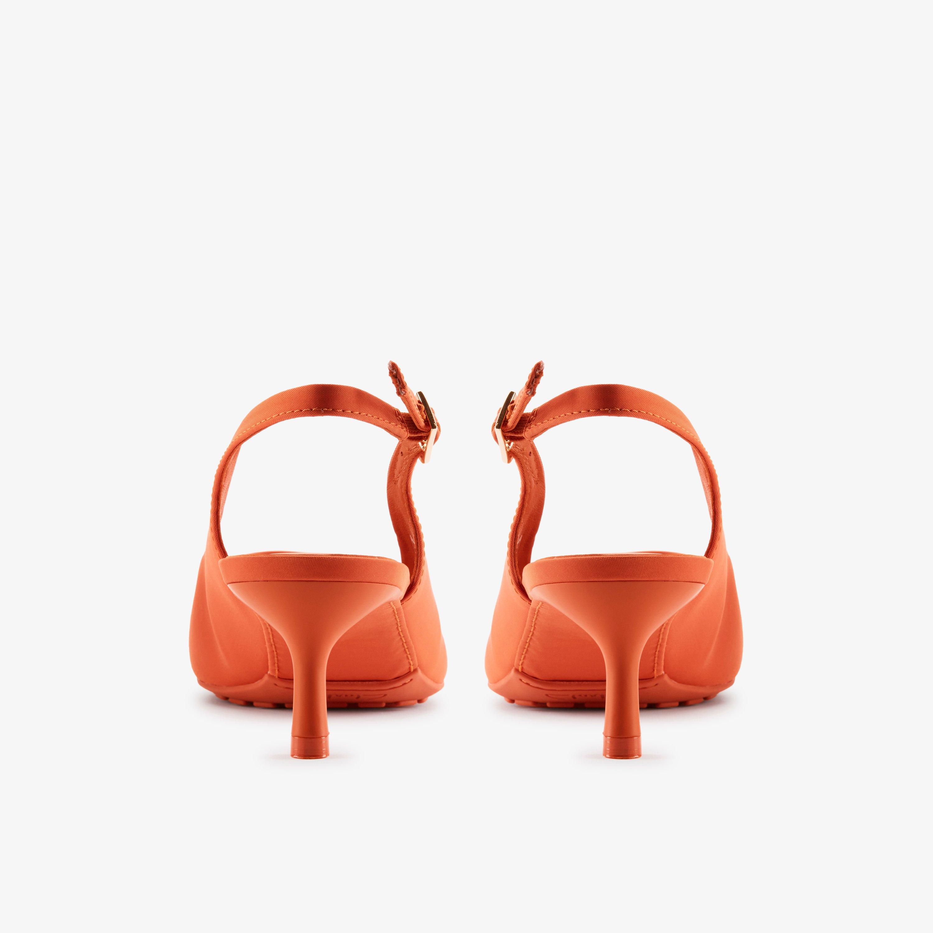Clarks heels orange hotsell