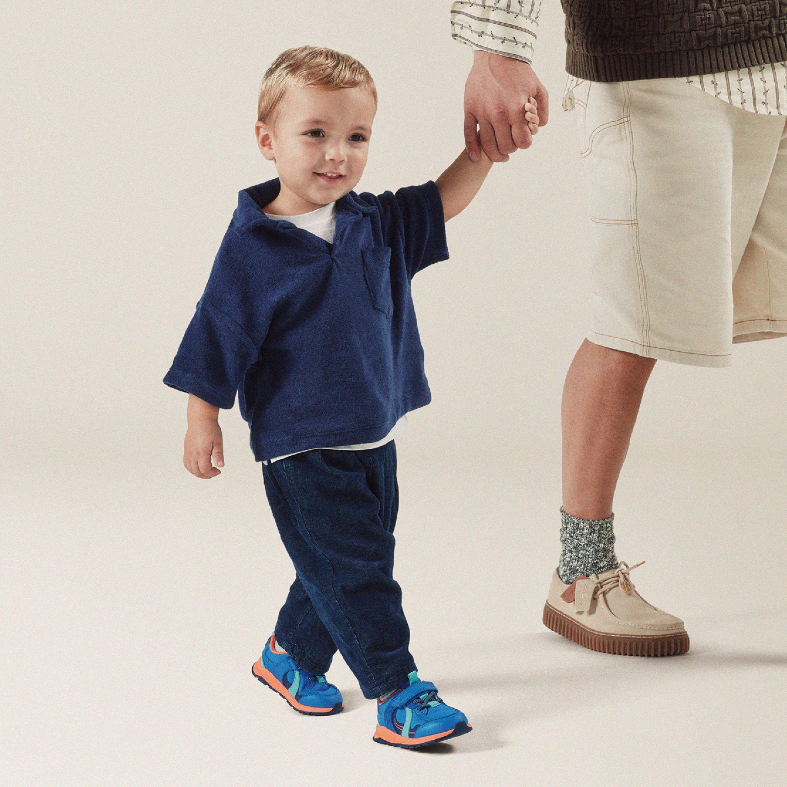 Selva Hero Toddler Bright Blue Trainers Riptape, view 3 of 11