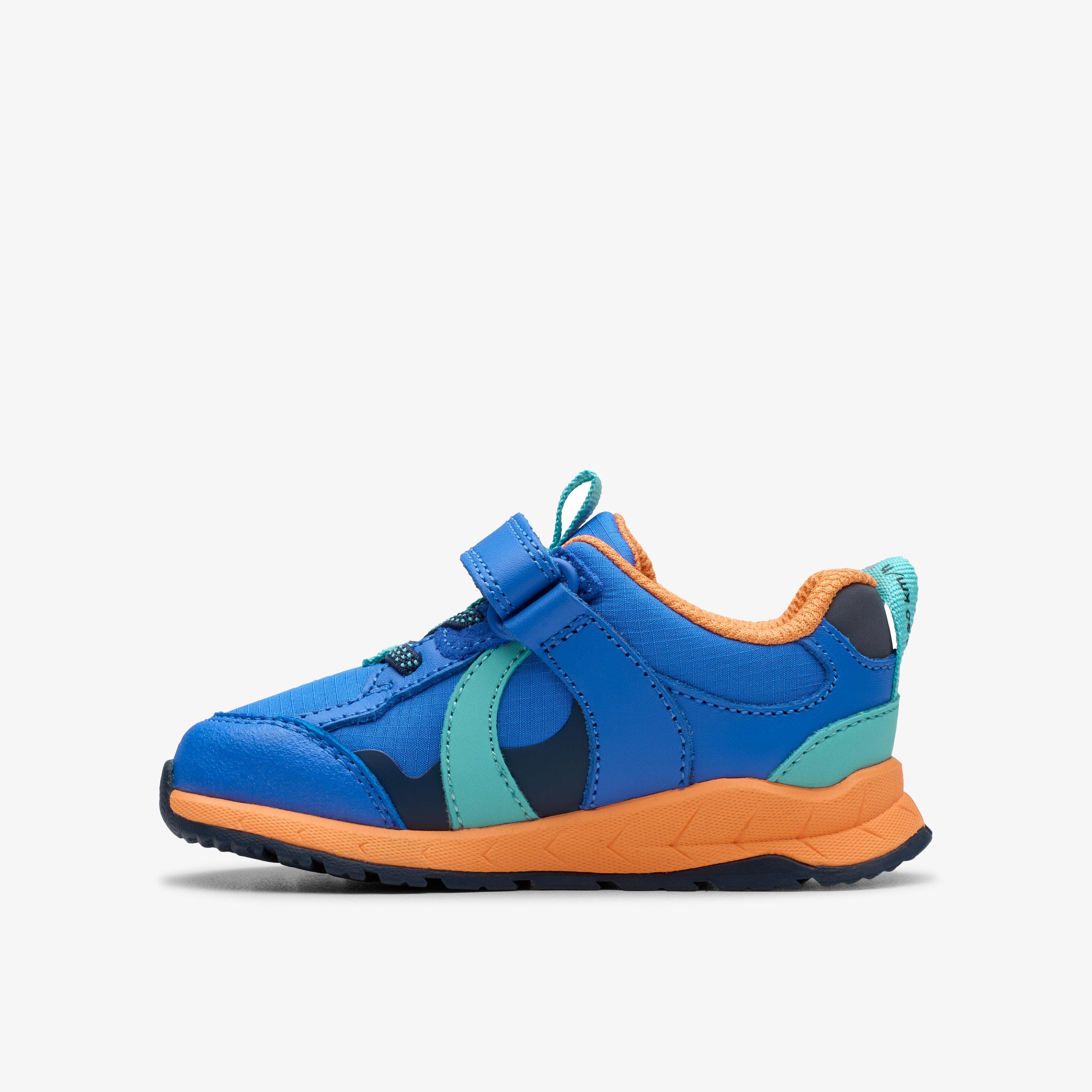 Selva Hero Toddler Bright Blue Trainers Riptape, view 6 of 11