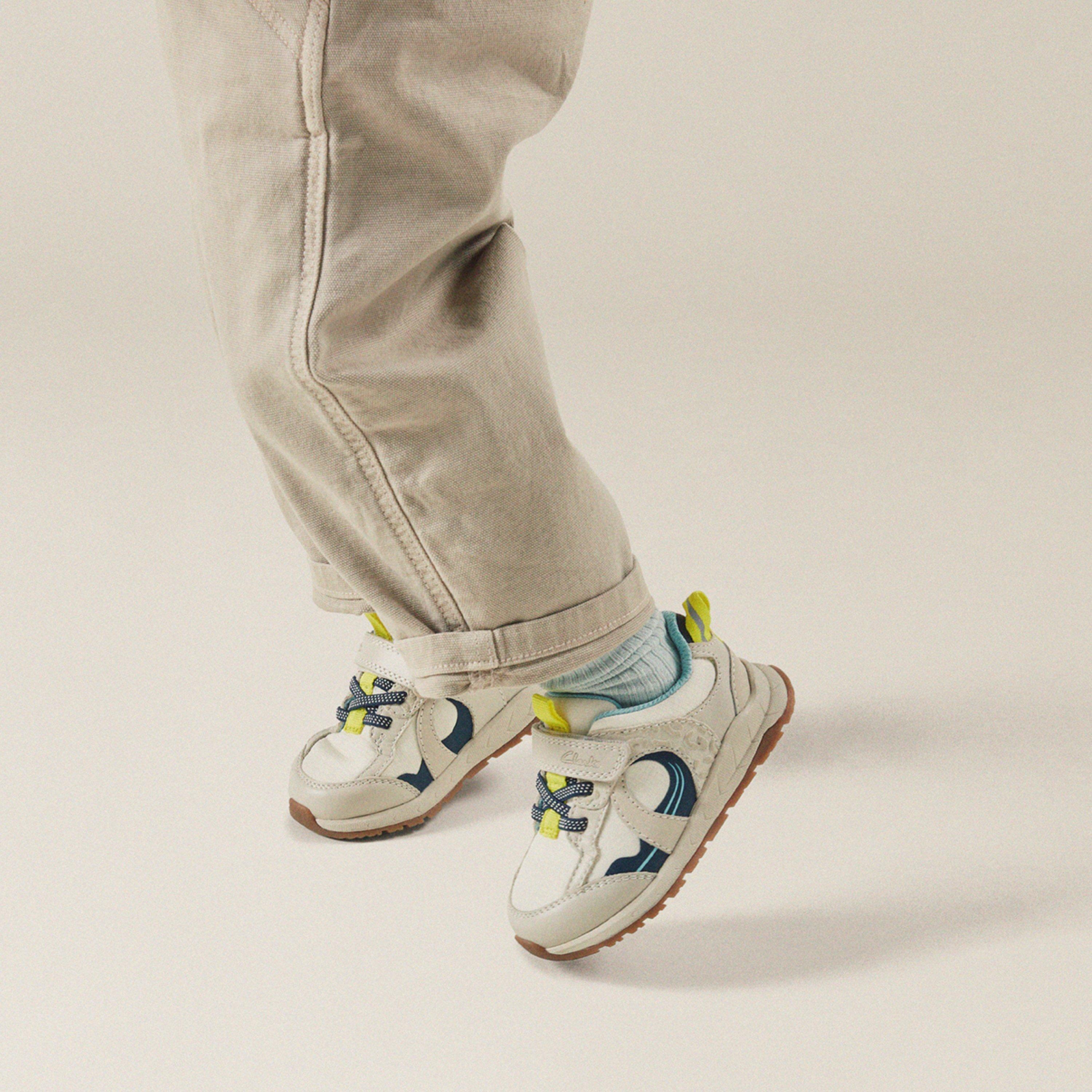 Selva Hero Toddler Cotton Trainers Riptape, view 3 of 12