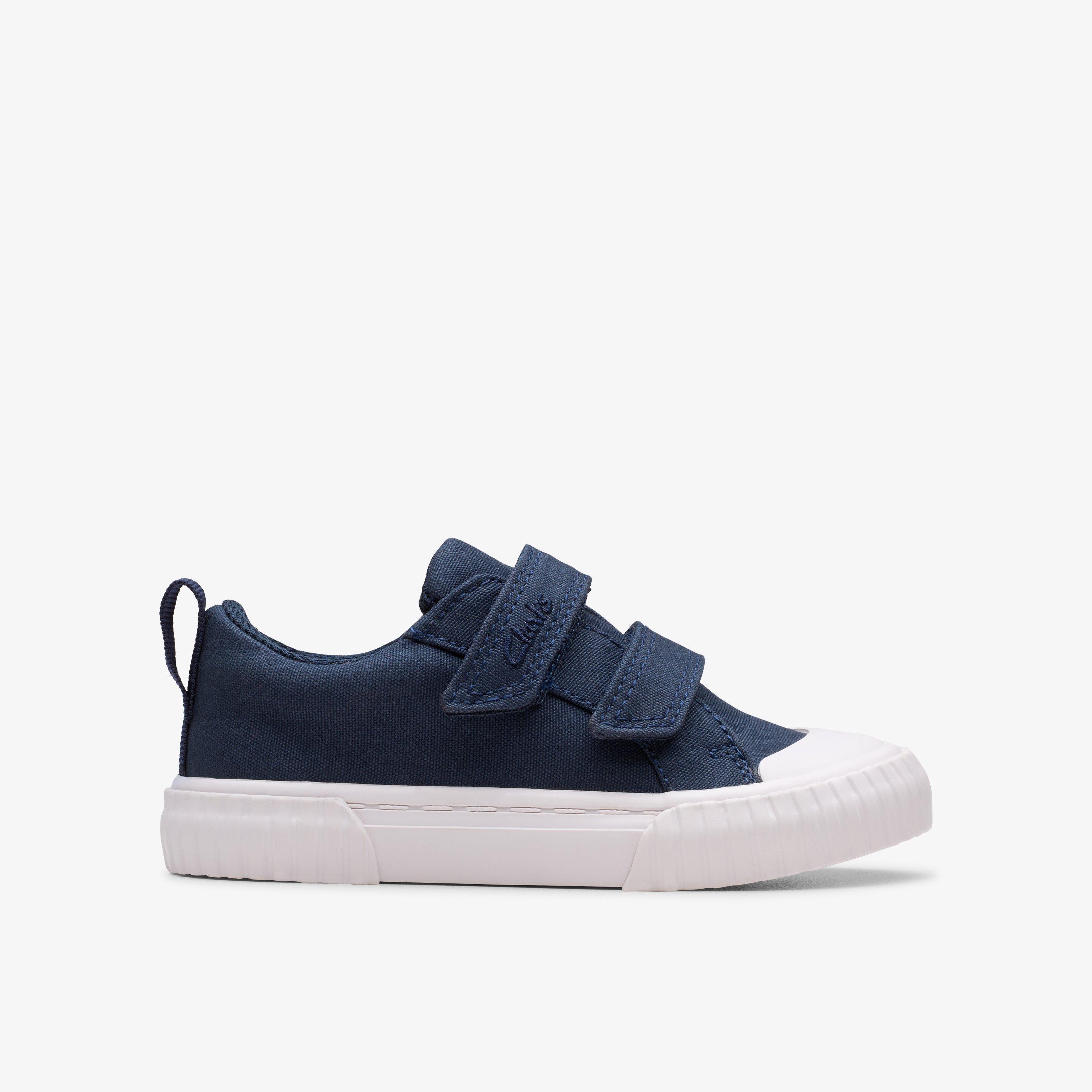 Foxing Vibe Toddler Navy Canvas Canvas, view 1 of 6