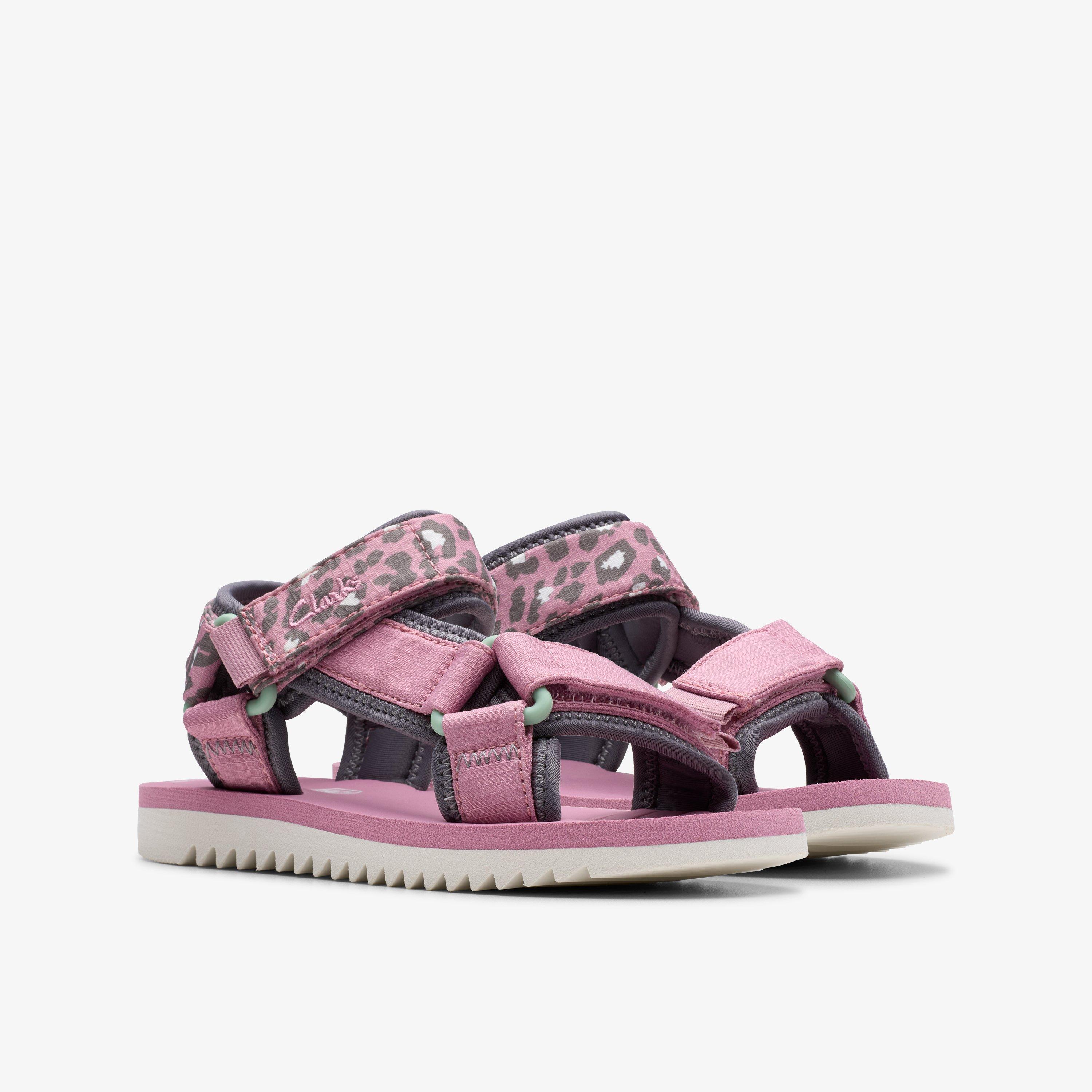 Sandali Estate Bambini Unisex – Scuola, Spiaggia, Casual – Nero Misura UK 7/US 4 - Foto 4