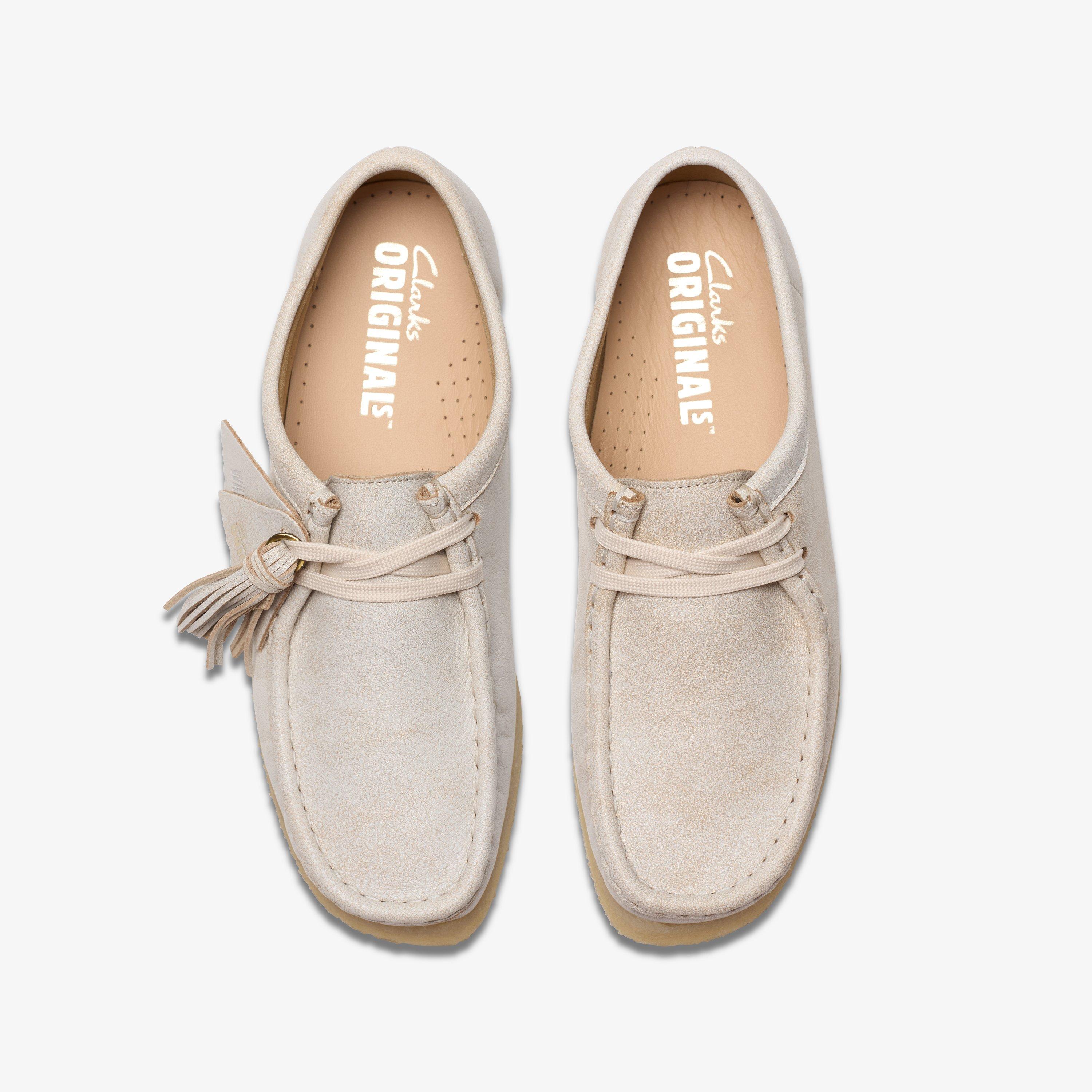 Clarks Wallabees ホワイトレザー Clarks WallabeeEVOSh / ワラビーエヴォシューズ（オフホワイト