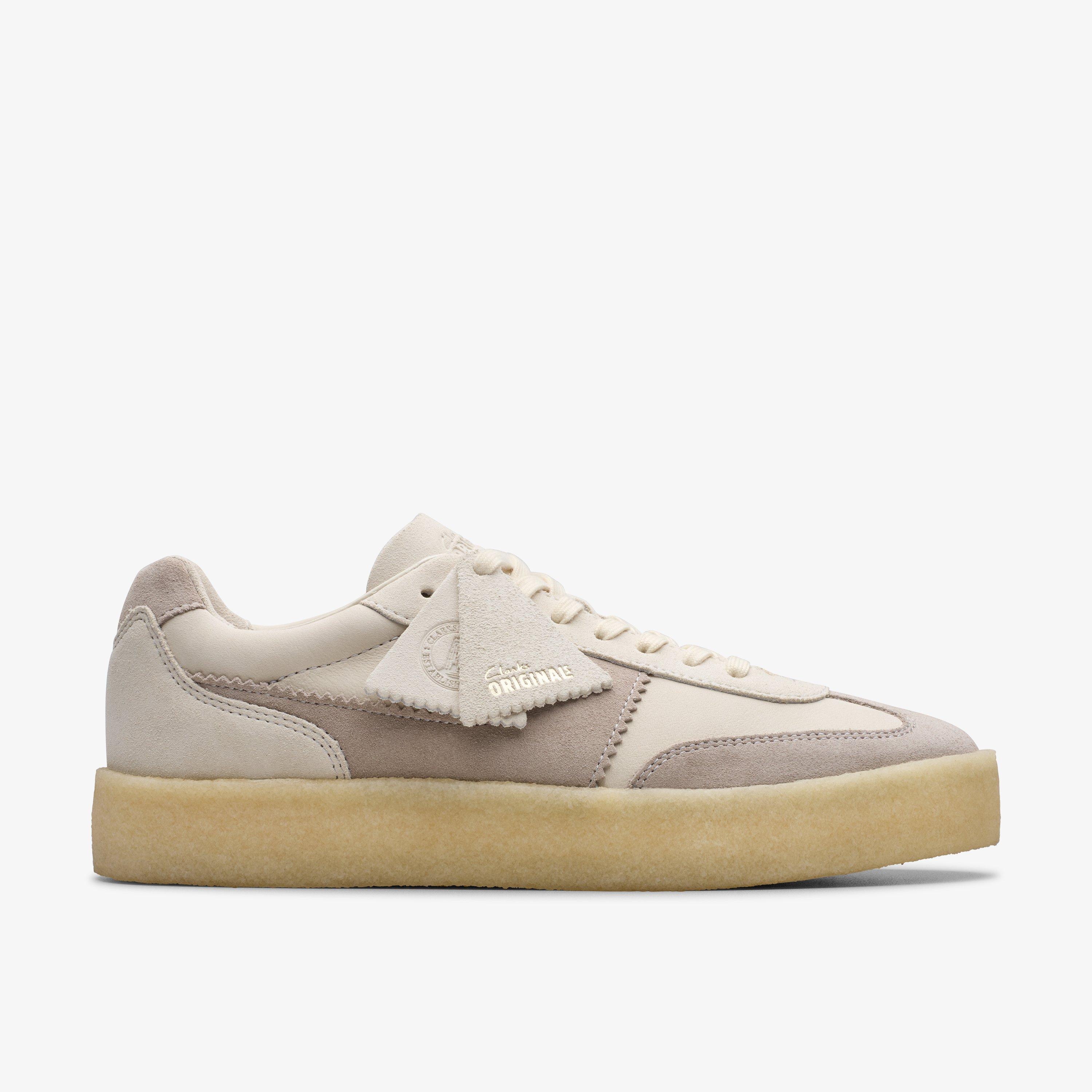 【関税込み】Clarks Originals オフホワイト Tor 80 スニーカー Mens Tor 80 Off White Combination Sneakers | Clarks