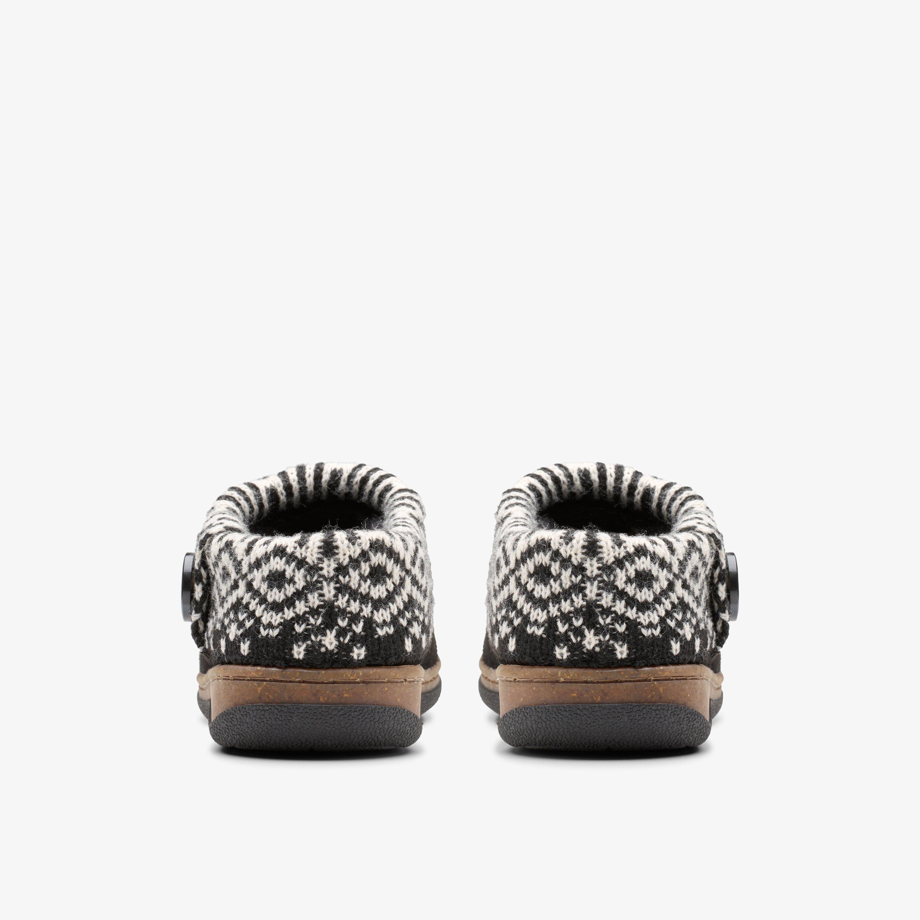Willowdean Sweater Slippers — Black