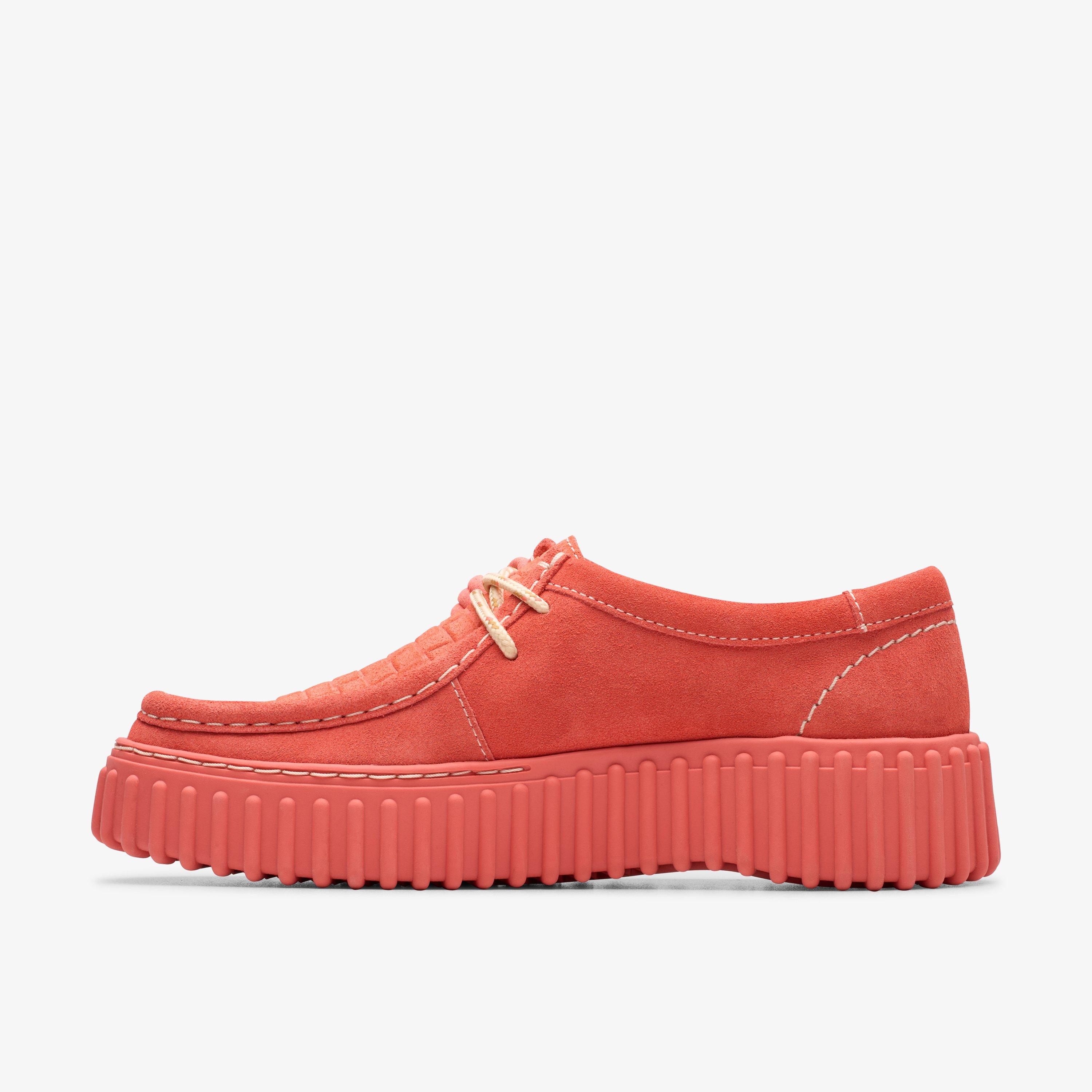 clarks wallabee coral suede
