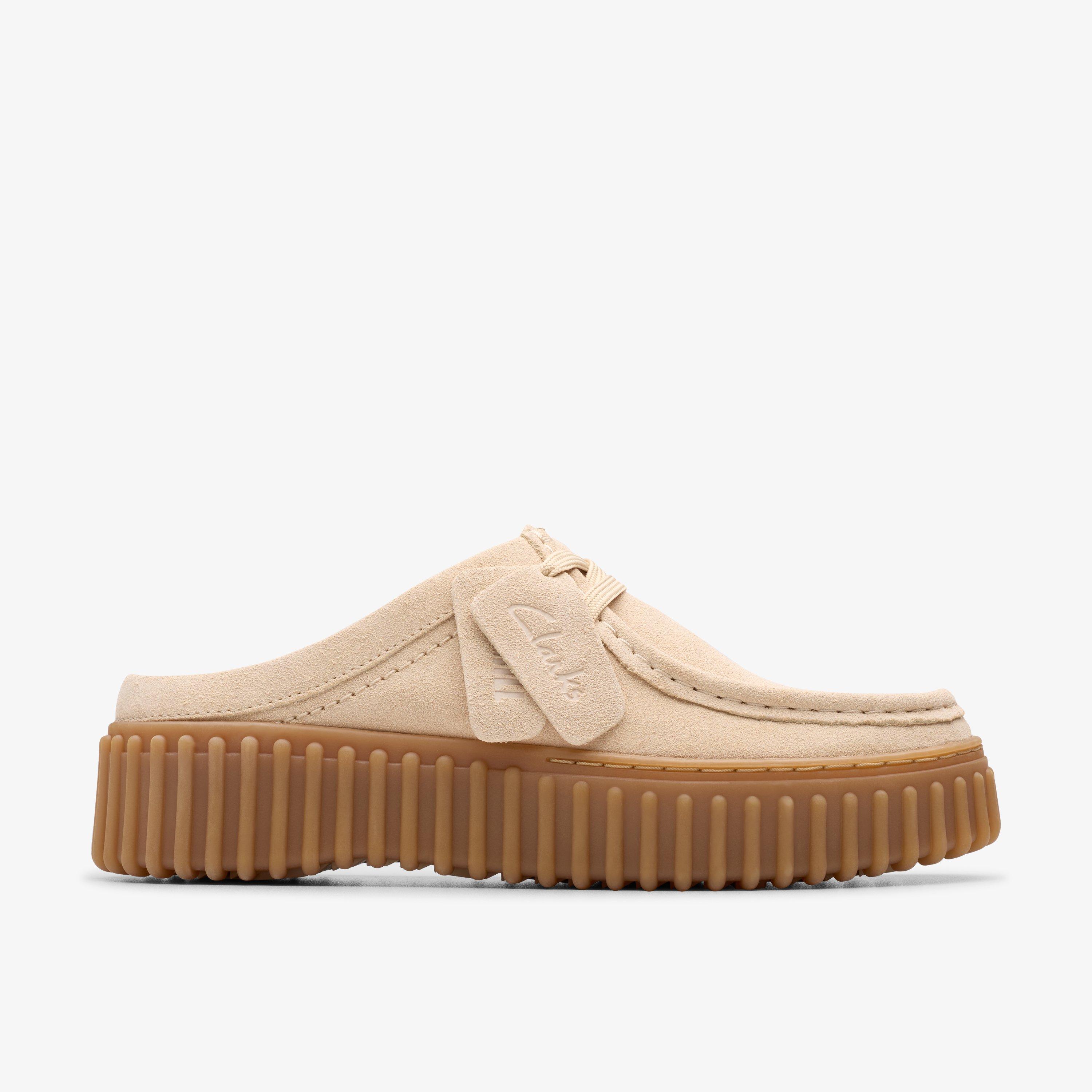 Clarks｜MULES (Torhill Mule (26181197)) Womens Torhill Mule Ecru Suede Mules | Clarks