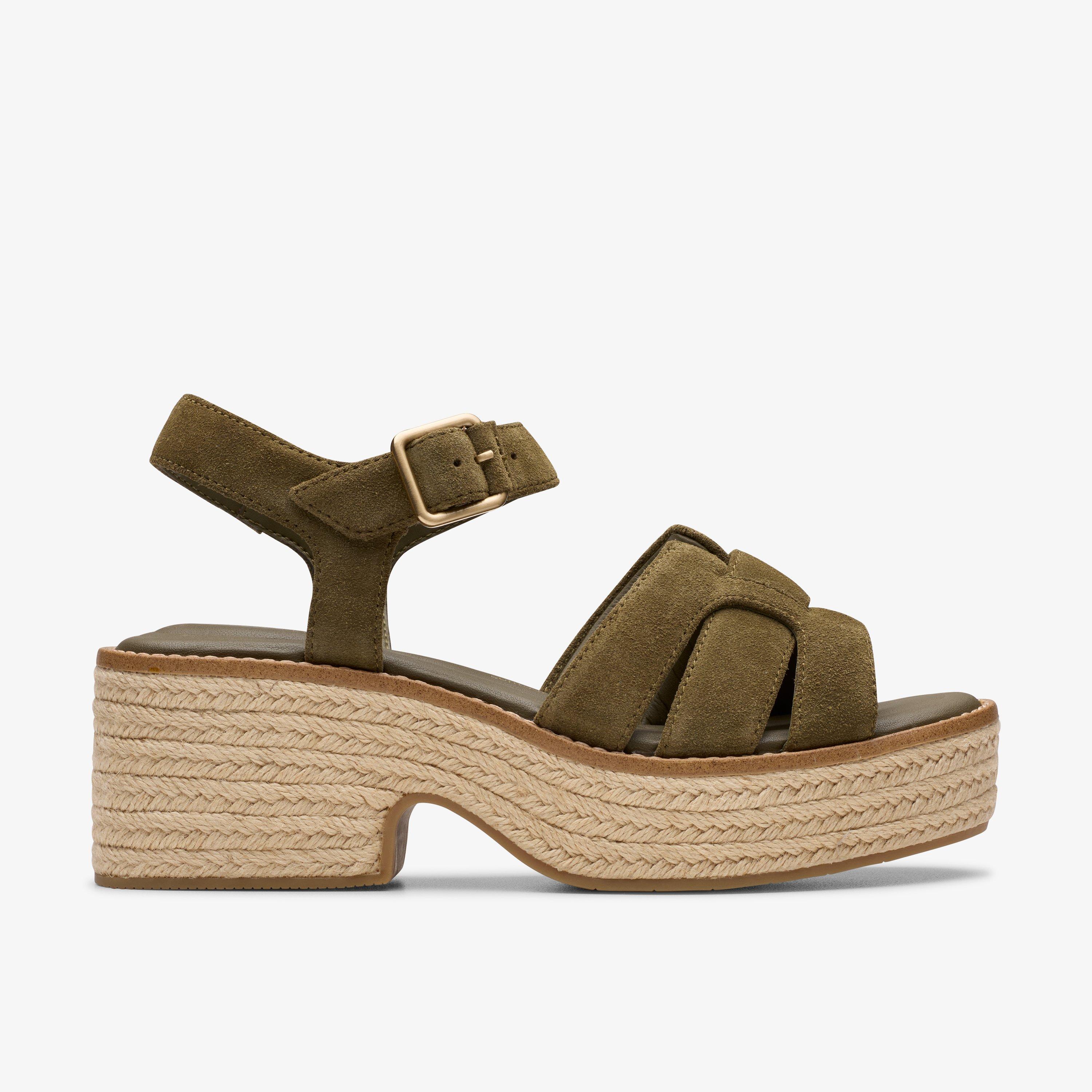 clarks strappy heels