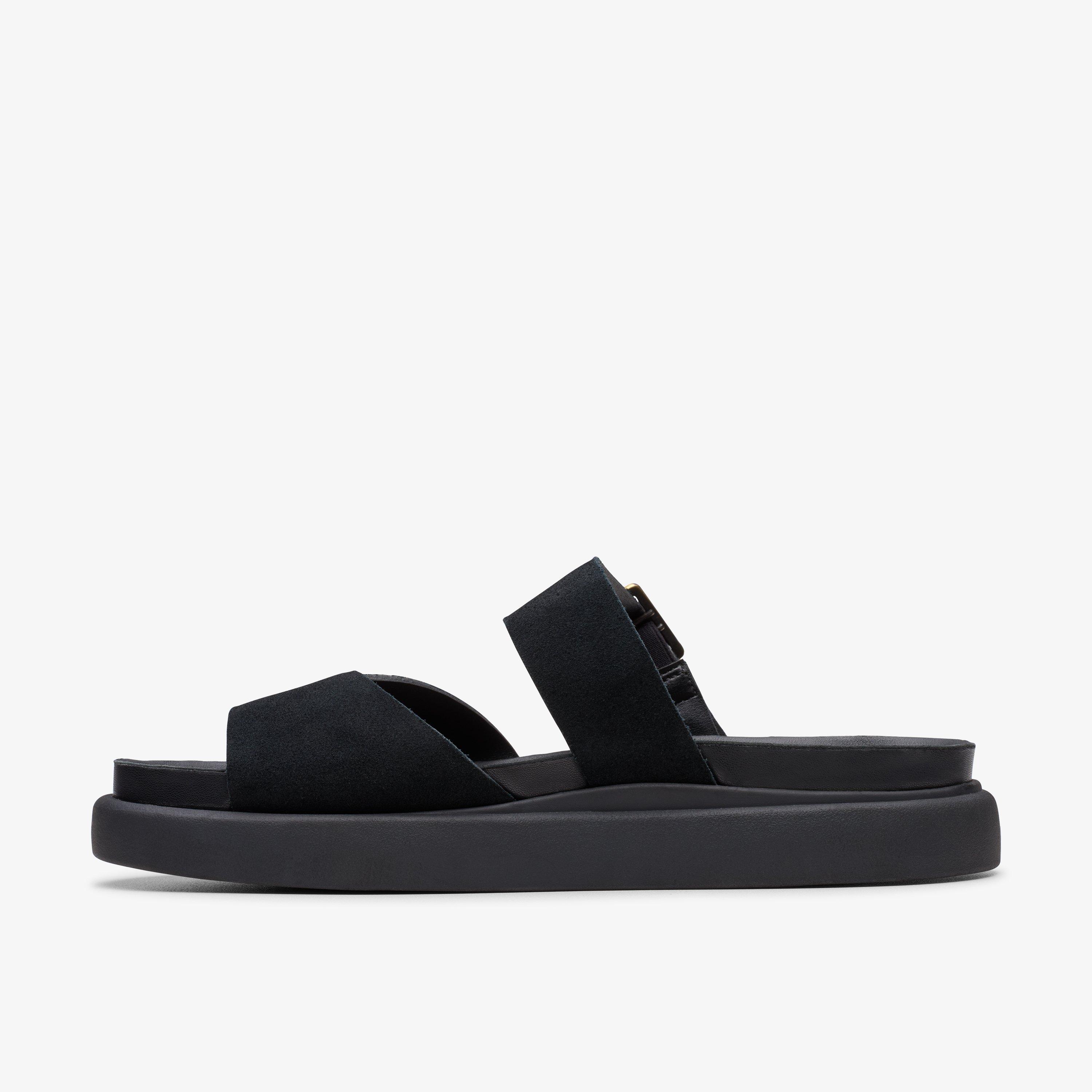 Mules Femme à Talon Aiguille Très Haut (12 Cm) Noir - Sangle Talon, Cuir, Fabrication Italie, Modèle MY7544, Neuve