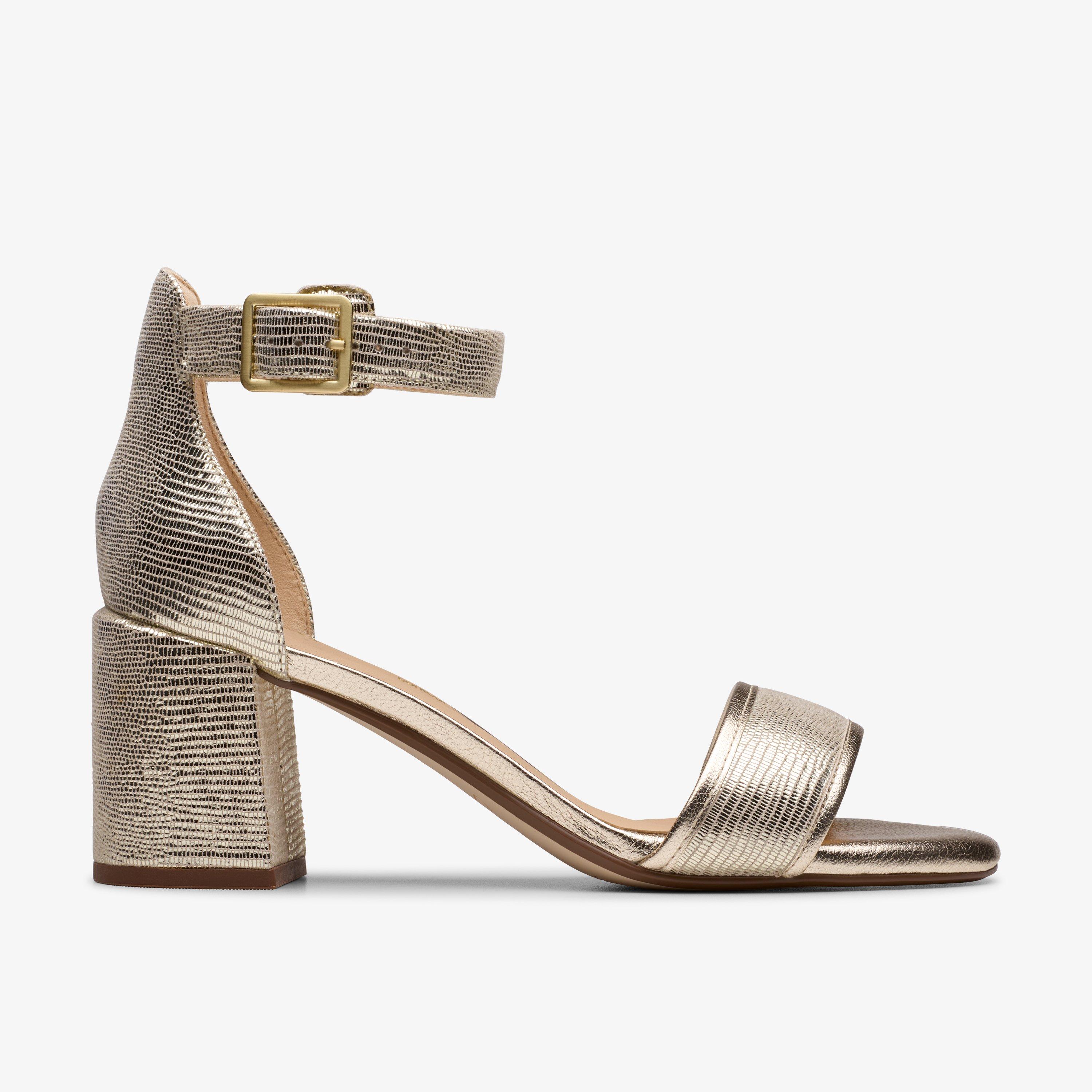 Ezoria Mae Champagne Interest Heeled Sandals Heels, view 1 of 8