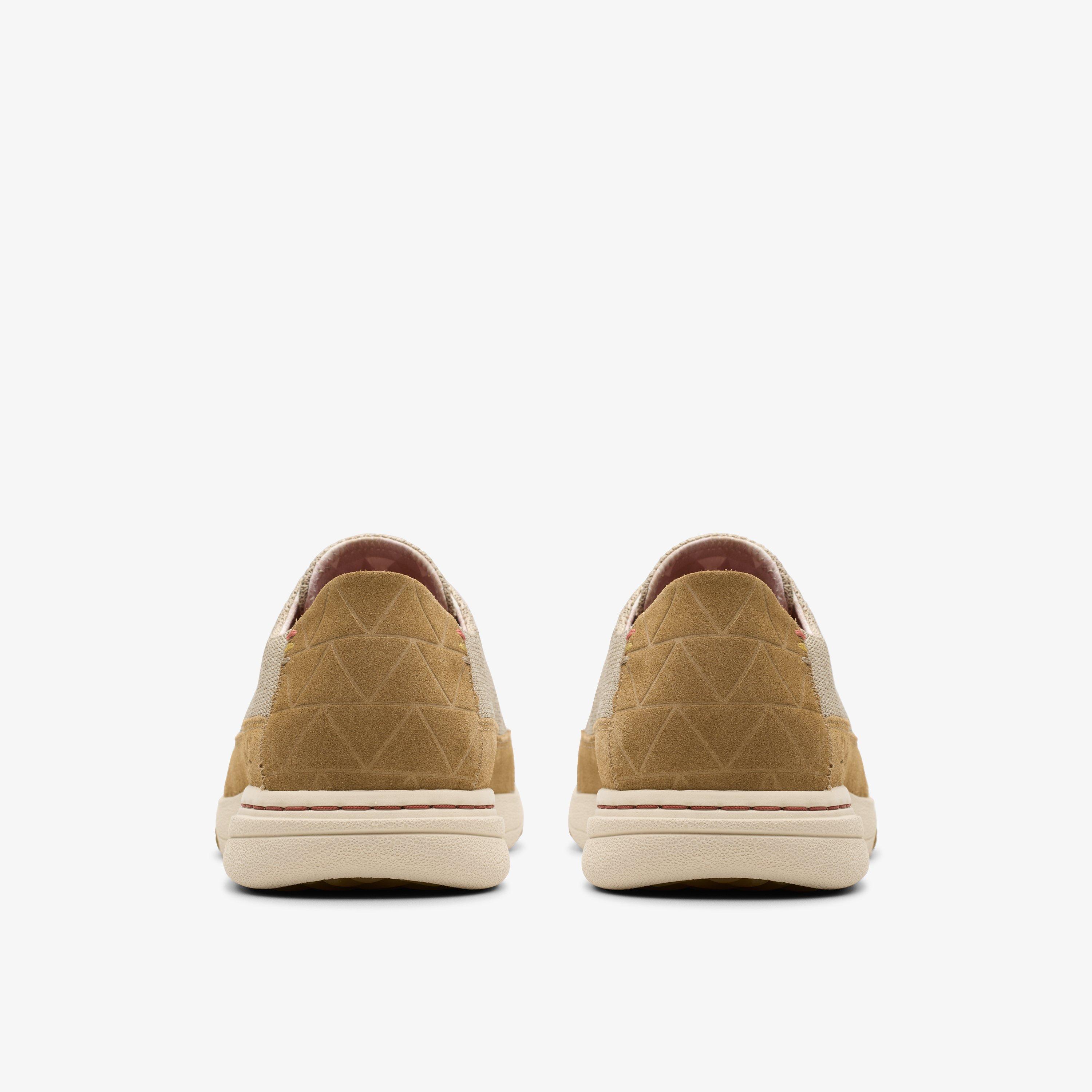 Baskets Combinées en Cuir et Toile pour Hommes Easeway Lace, Lacets