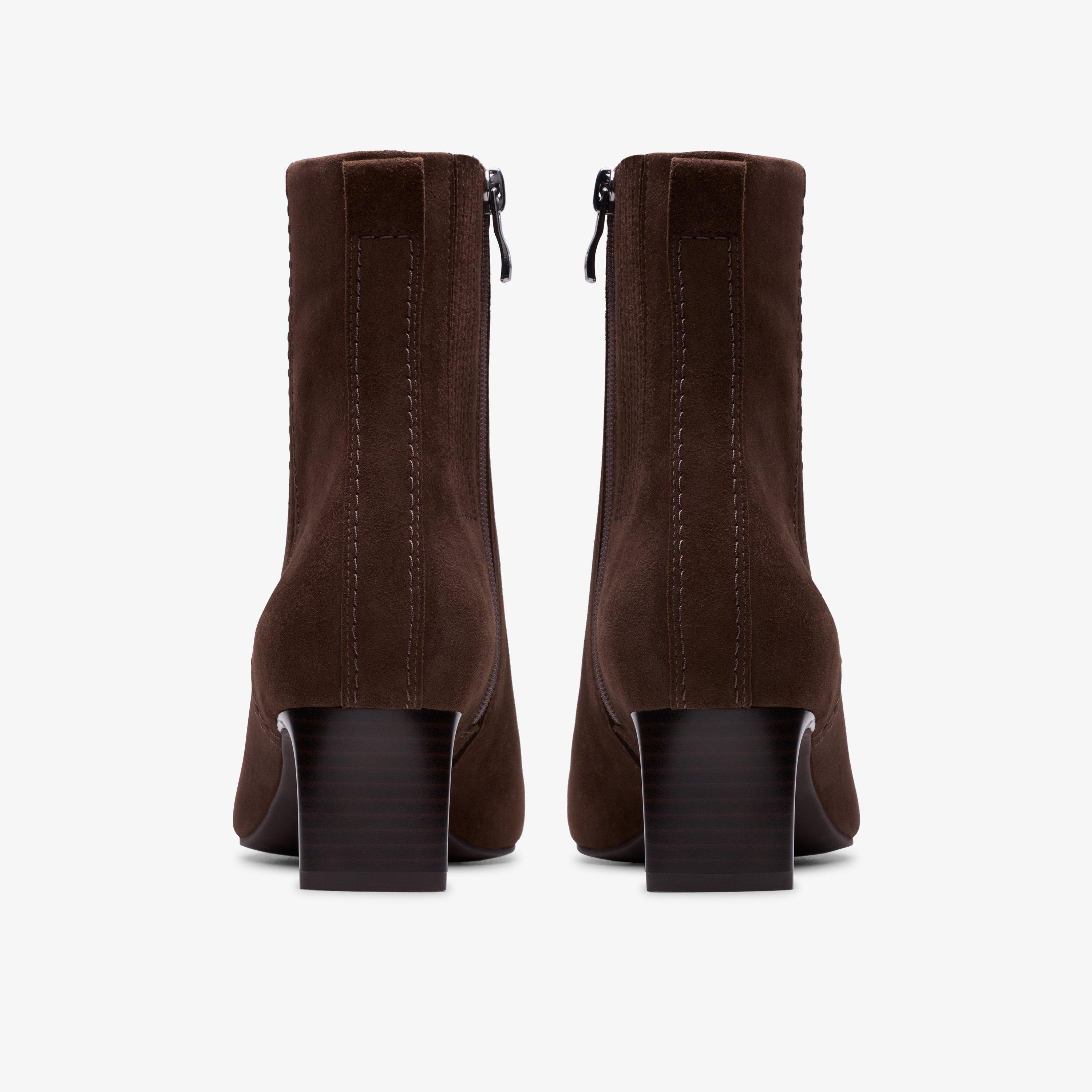 Edina Up Dark Brown Suede