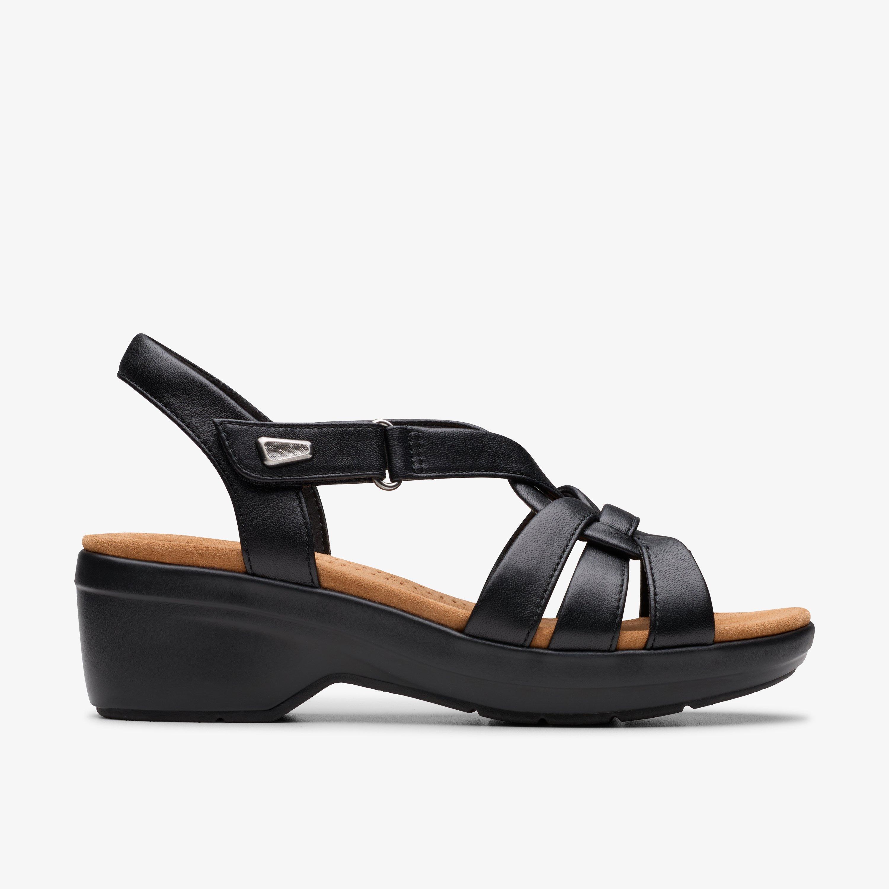 Clarks women s sandals leather online