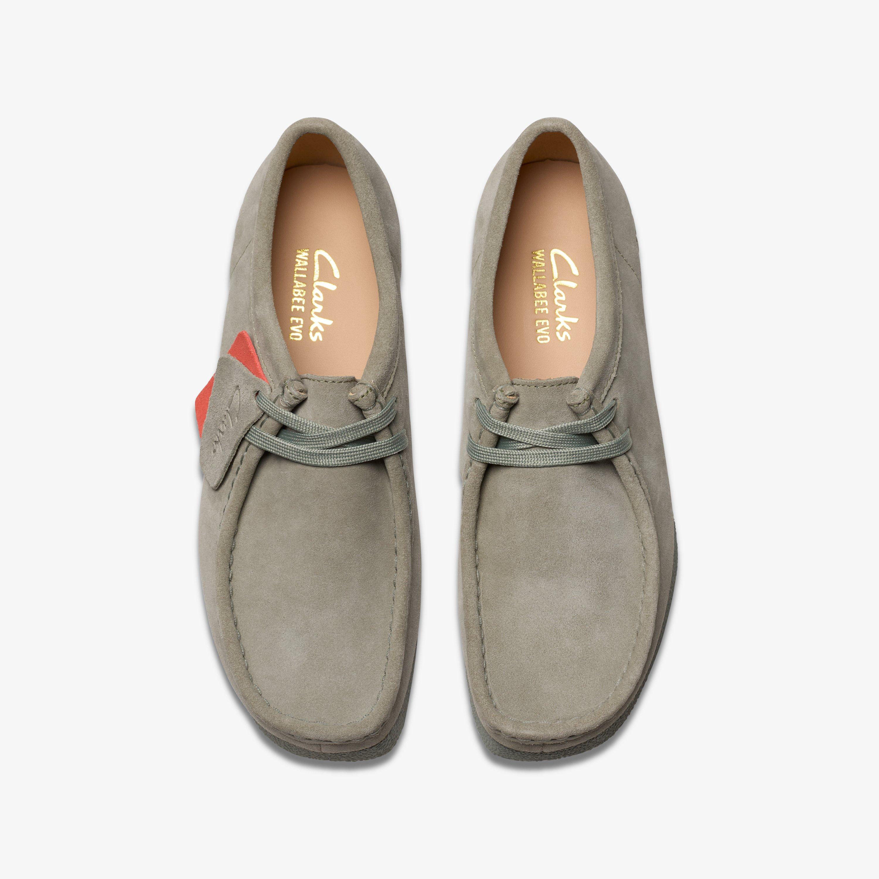 Clarks WallabeeEVOSh Womens Blue Suede, 4