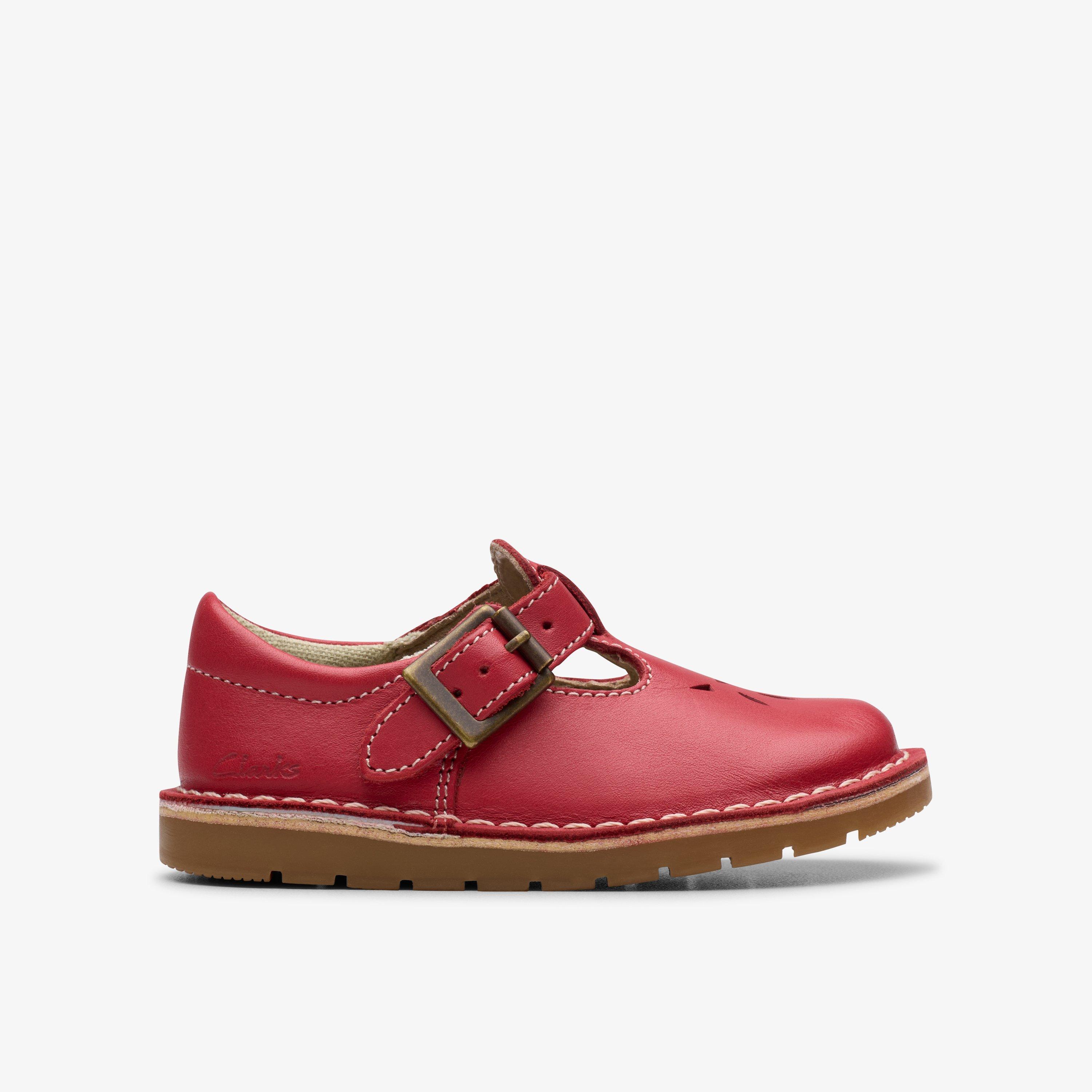 Joyful Skip Toddler Red Leather T Bar Shoes, view 1 of 6