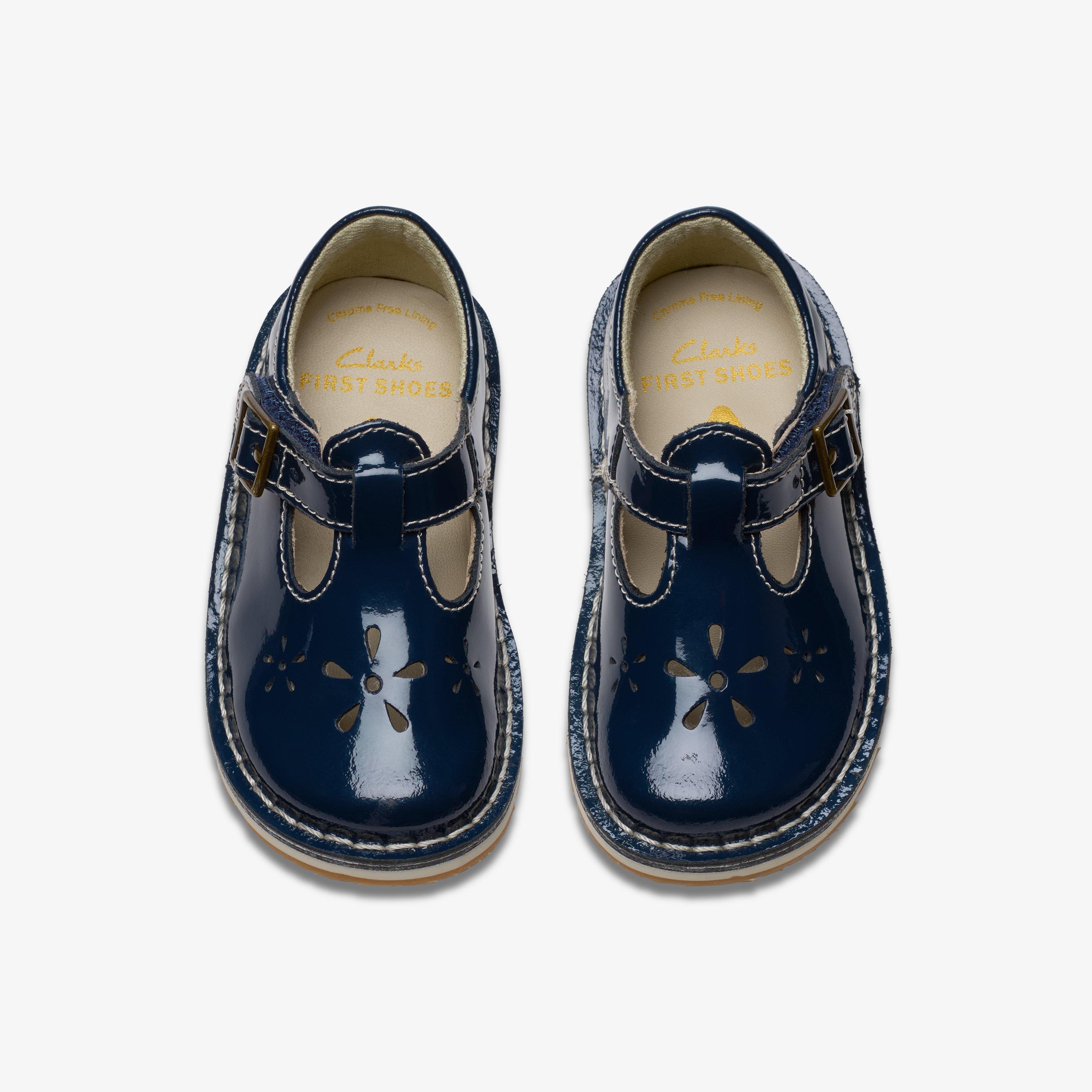 Joyful Skip Toddler Navy Patent T Bar Shoes, view 6 of 6
