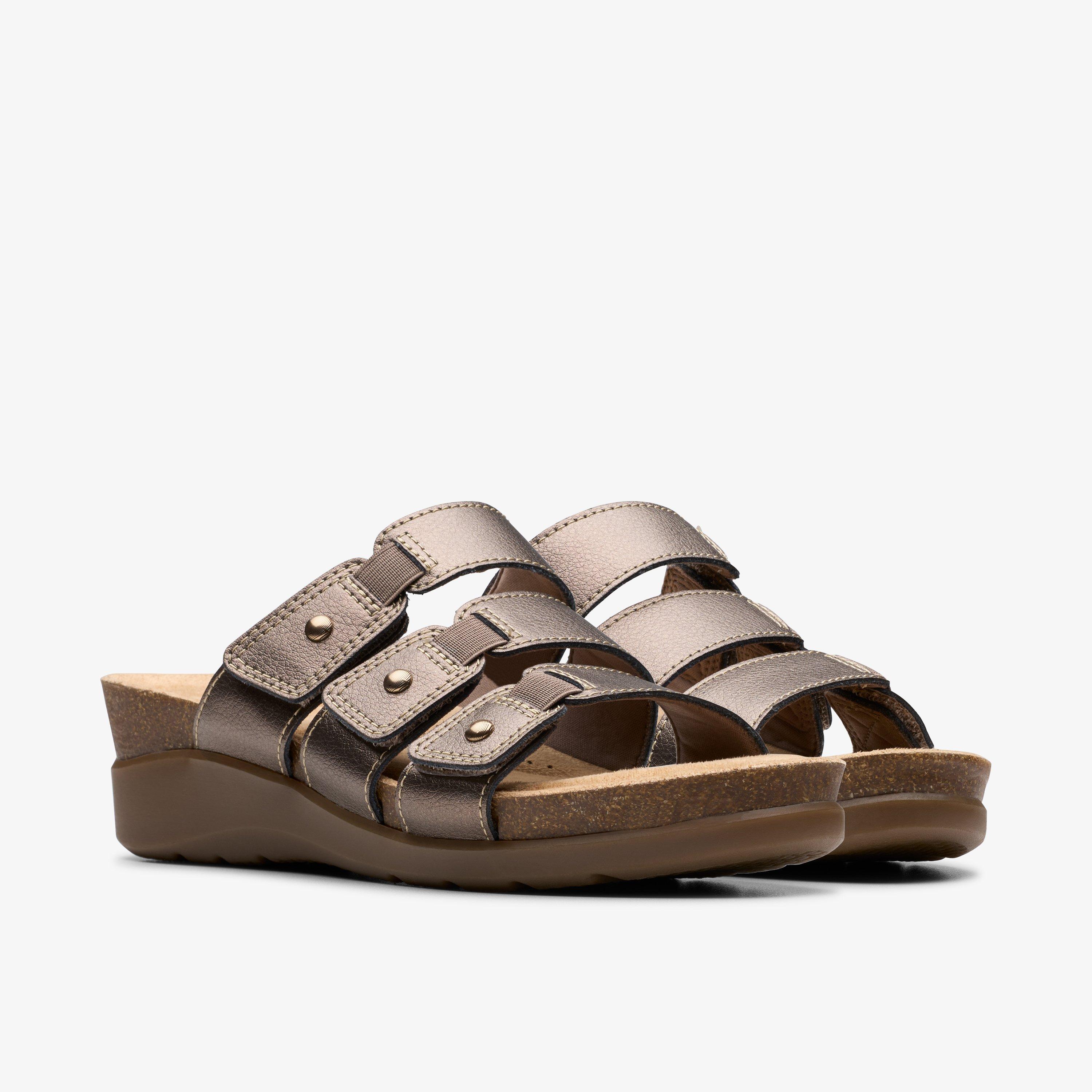 thumbnail image 2 of Clarks Women's Calenne Lily Sandal - Comfort Strappy Sandal With Cushioned Footbed 2 of 13