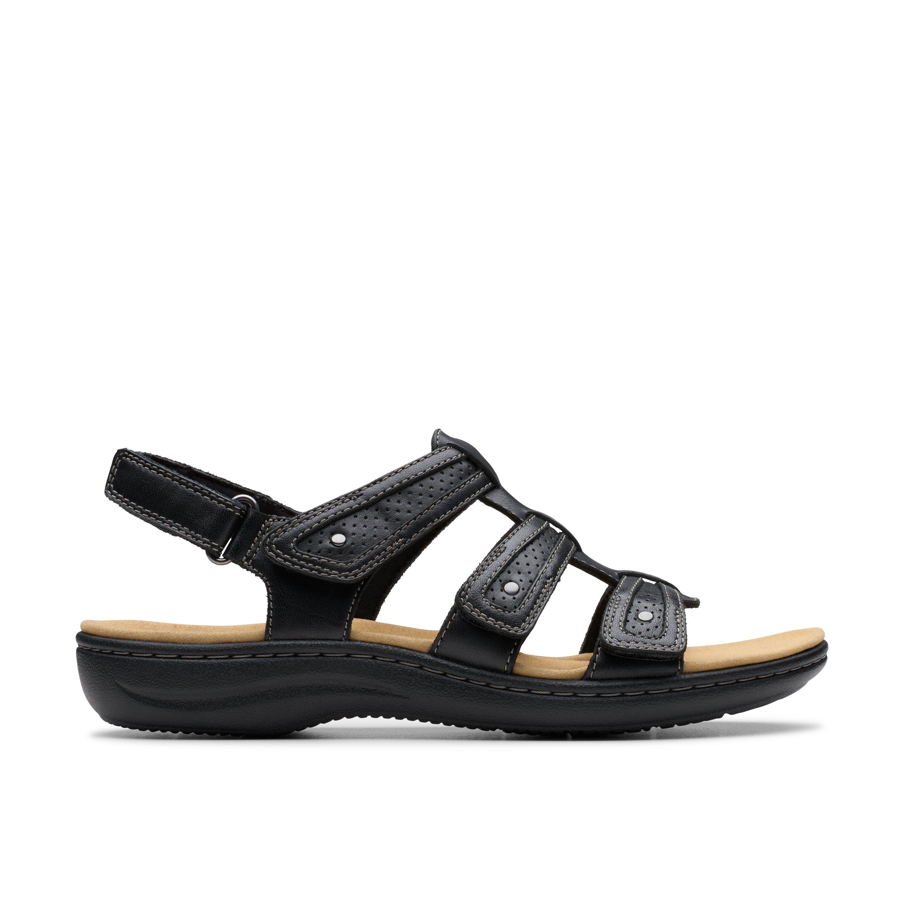 Clarks Womens Laurieann Ivy Flat Sandals