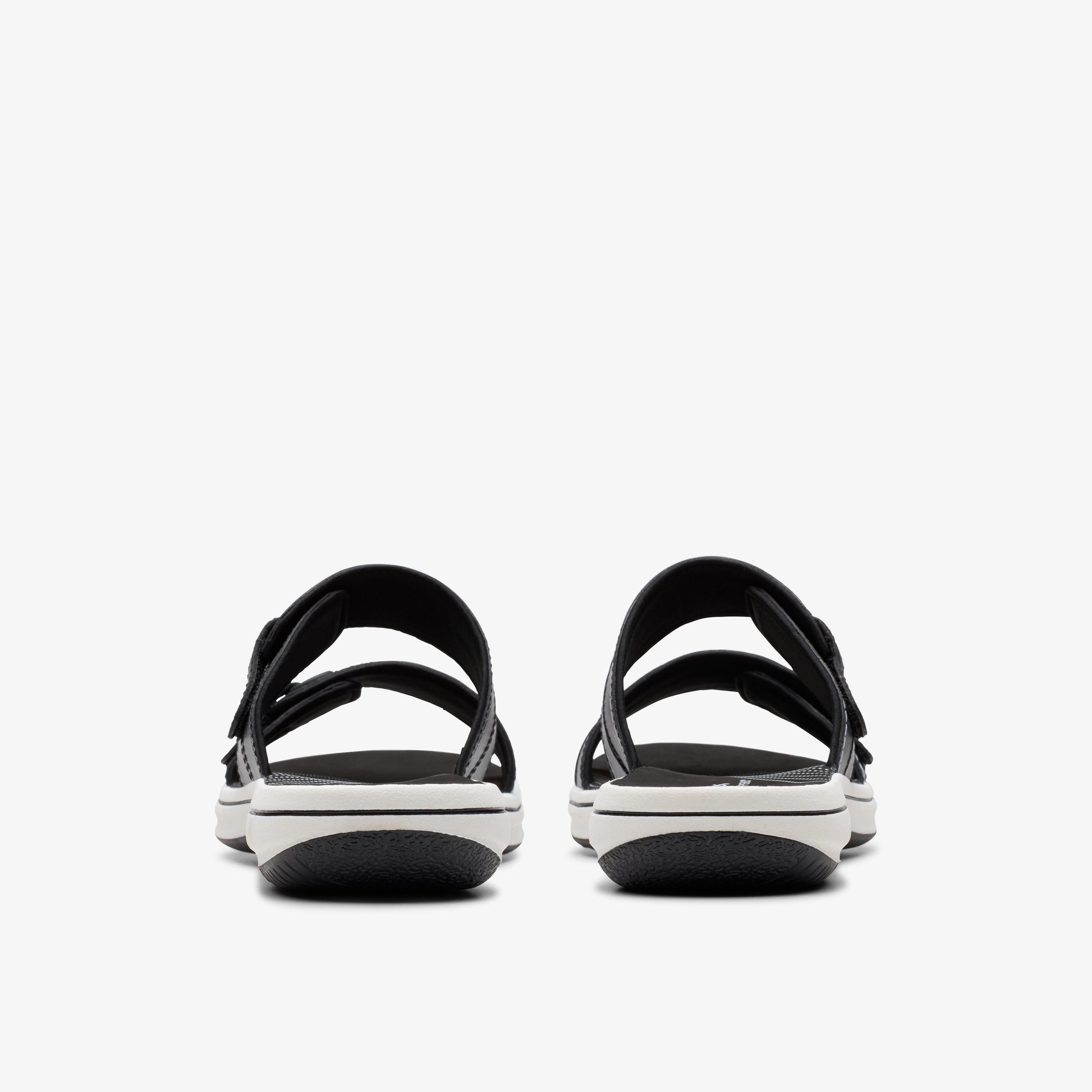 Women's Breeze Maye Black Cloudsteppers™ Slide Sandals | Clarks