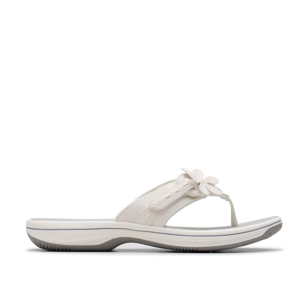 Clarks Cloudsteppers Womens Breeze Opal Flat Sandals,Flip Flops