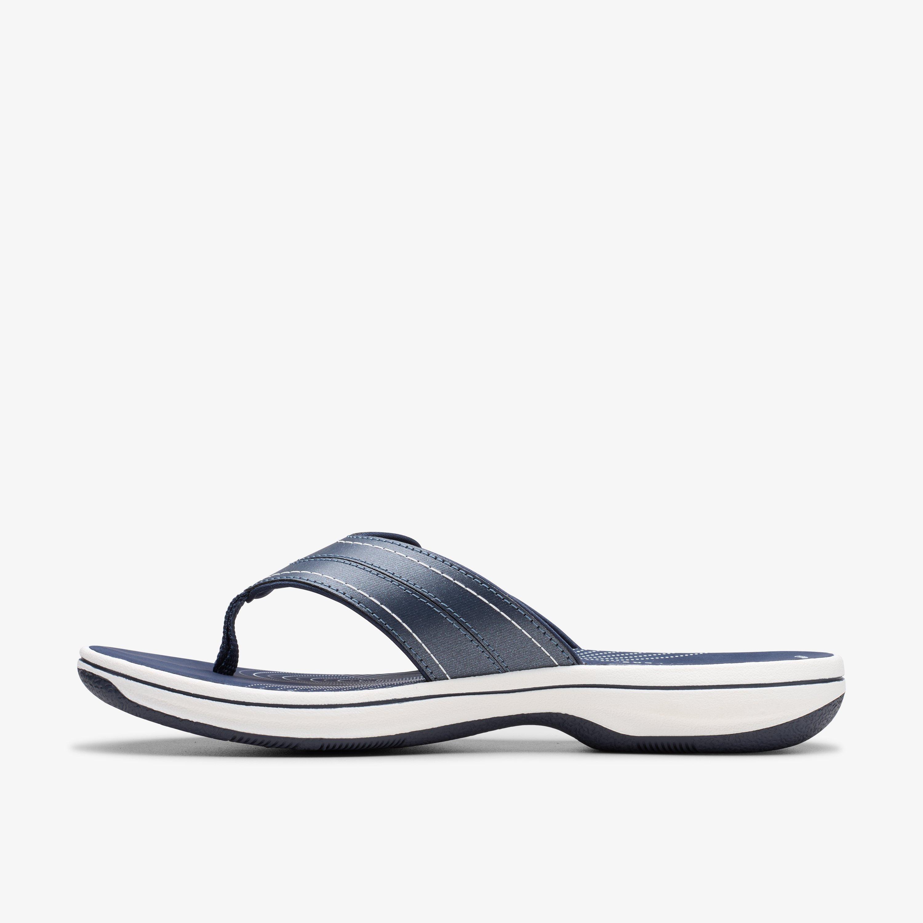 Women's Breeze Reyna Navy Cloudsteppers™ Flip Flops | Clarks