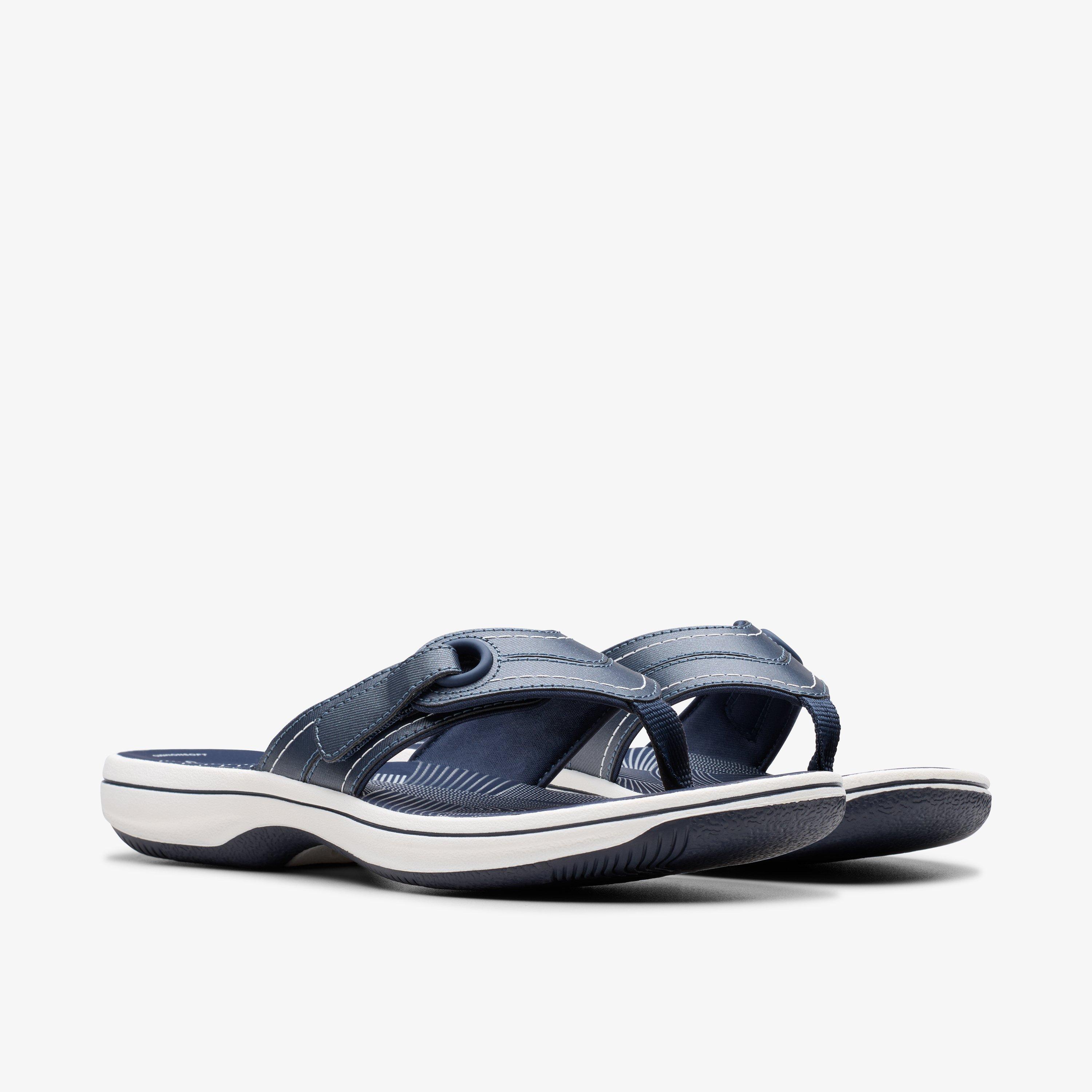 Women's Breeze Reyna Navy Cloudsteppers™ Flip Flops | Clarks
