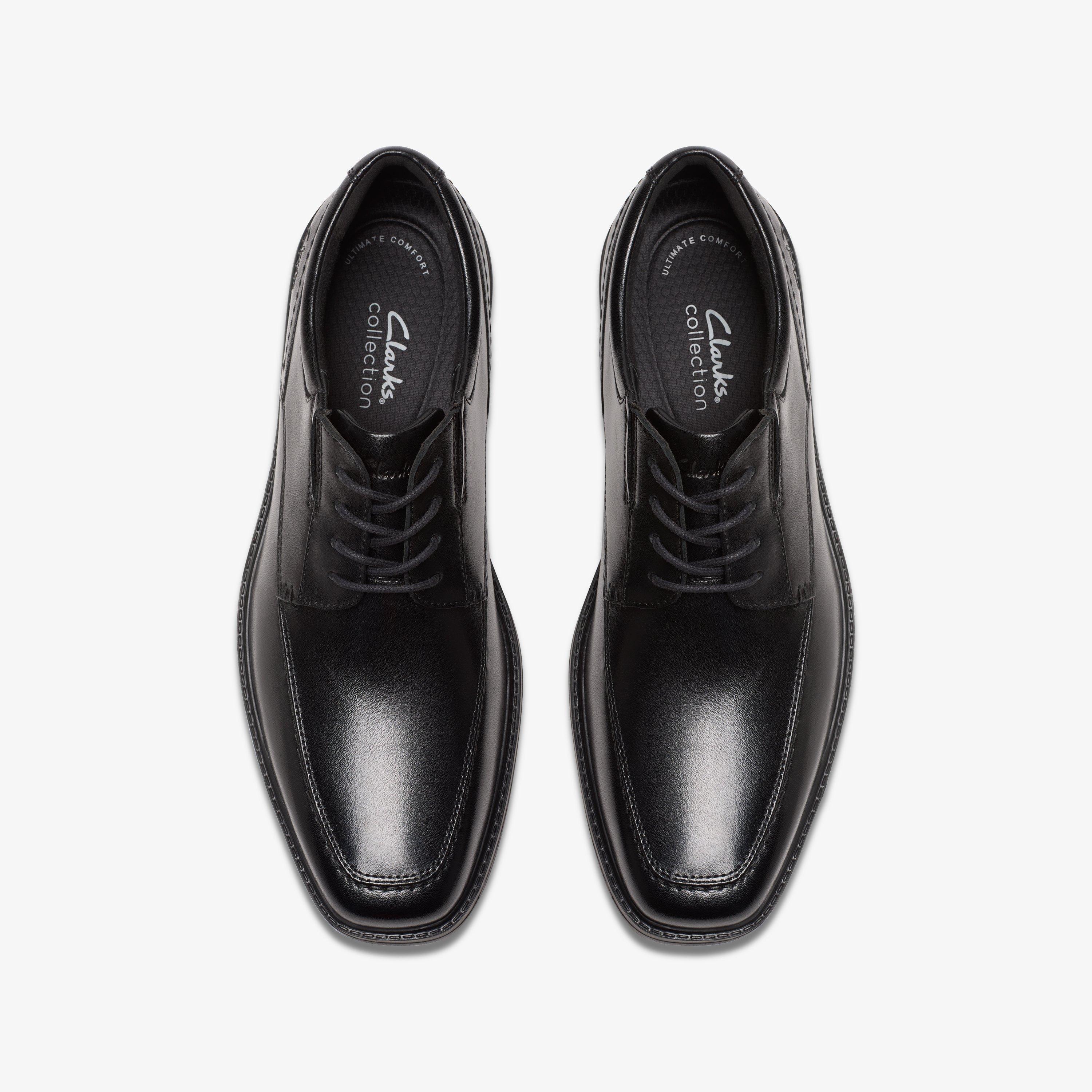 Mens Dresslite Ace Black Leather Oxford| Clarks
