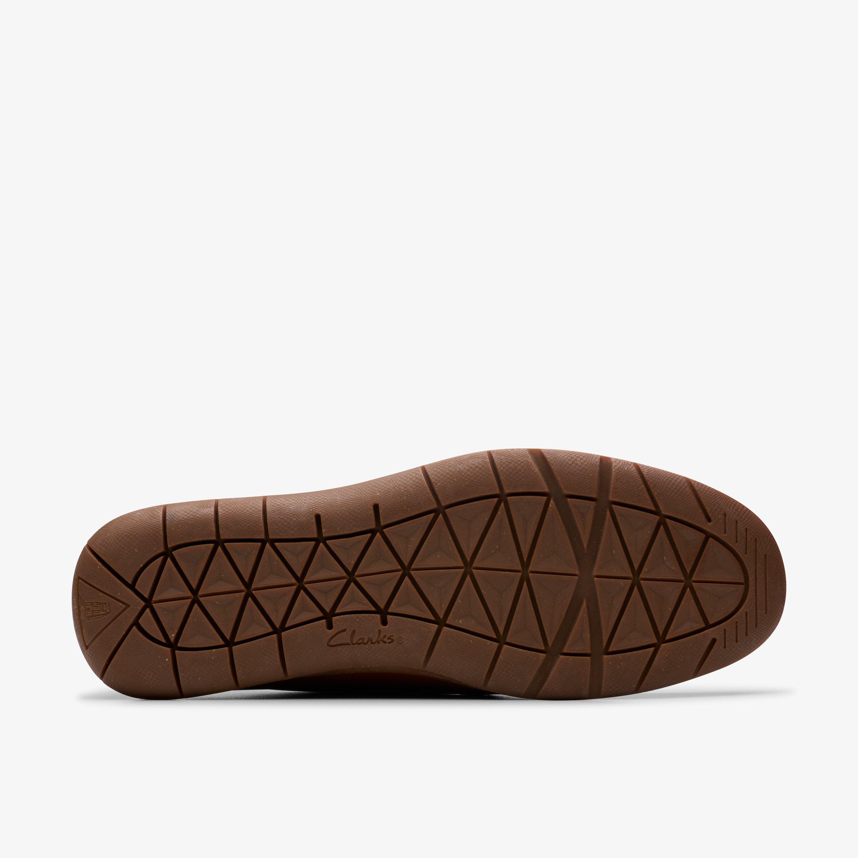Flexway Step Tan Leather Slip Ons, view 3 of 6