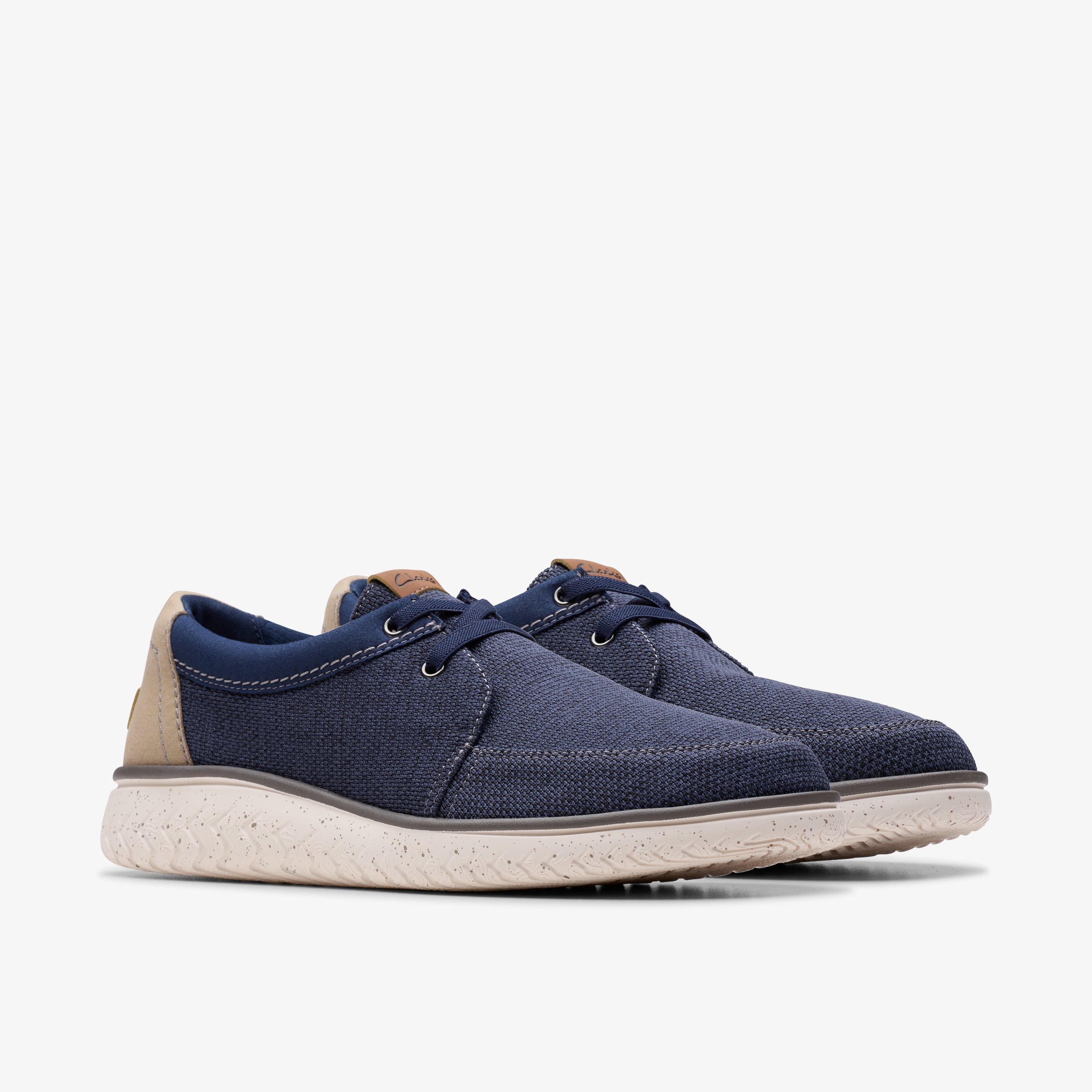 RelaxLite Lace Navy Combination Lace Up, view 4 of 6