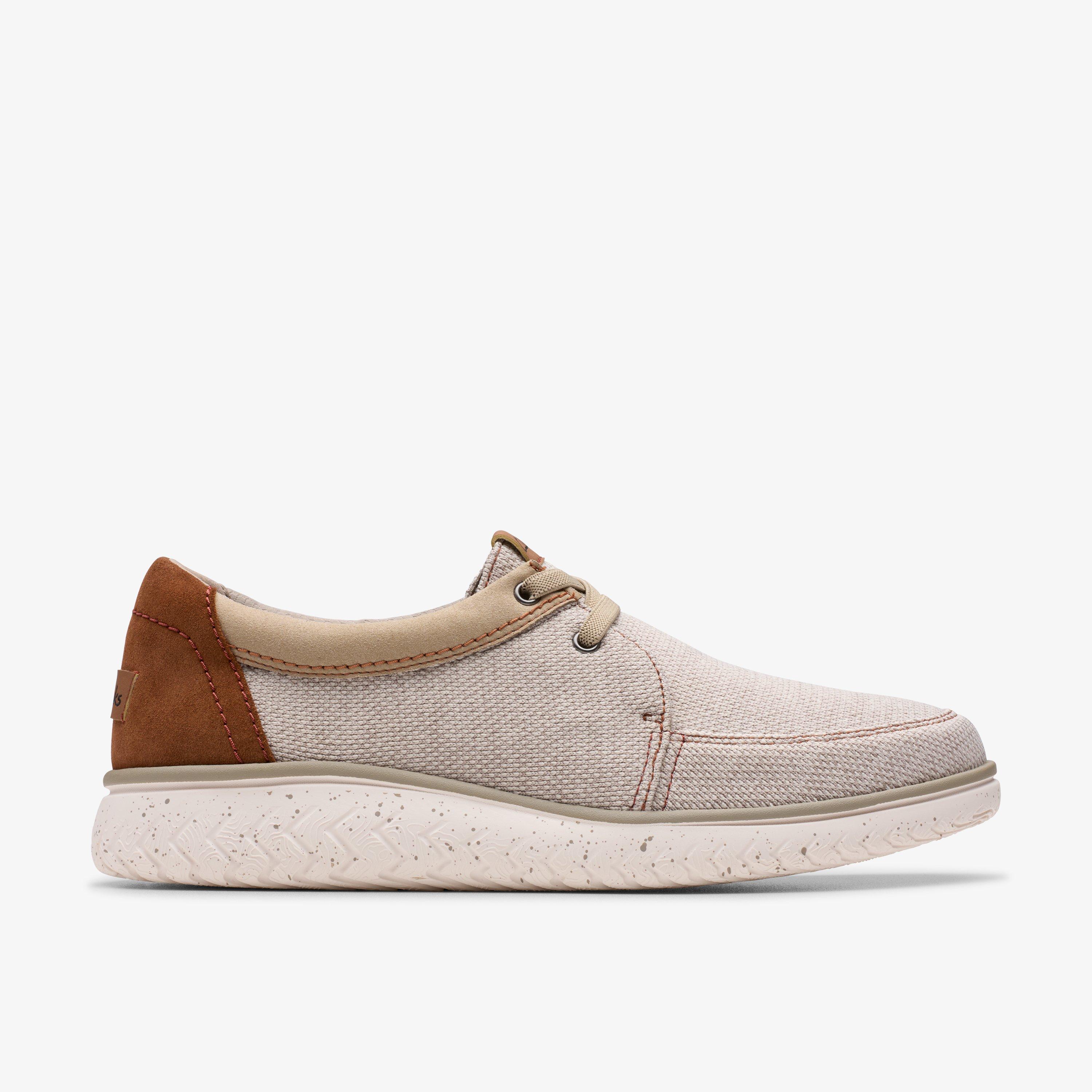 Size 12 Clarks Relax Lite Lace Sand Textile shoes