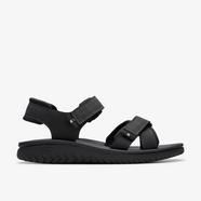 Sandales Plates En Cuir Noir Pour Hommes Wesley Shore Sandales De 
