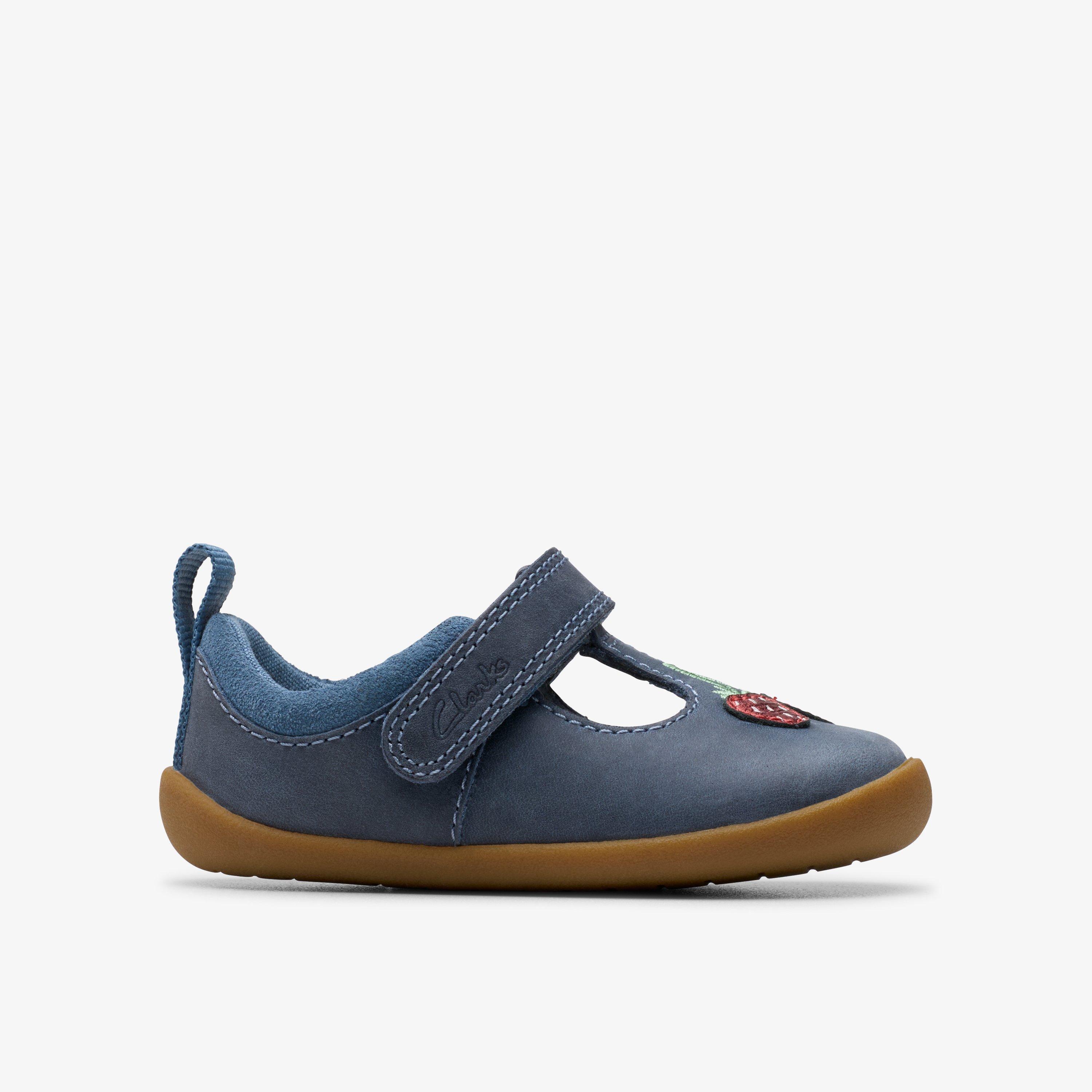 Roamer Berry Toddler Blue Pre Walker T Bar Shoes, view 1 of 11