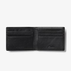 Pebbled Leather Slimfold Wallet — Black 2