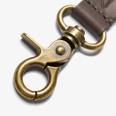 Oiled Leather Key Fob — Brown 2
