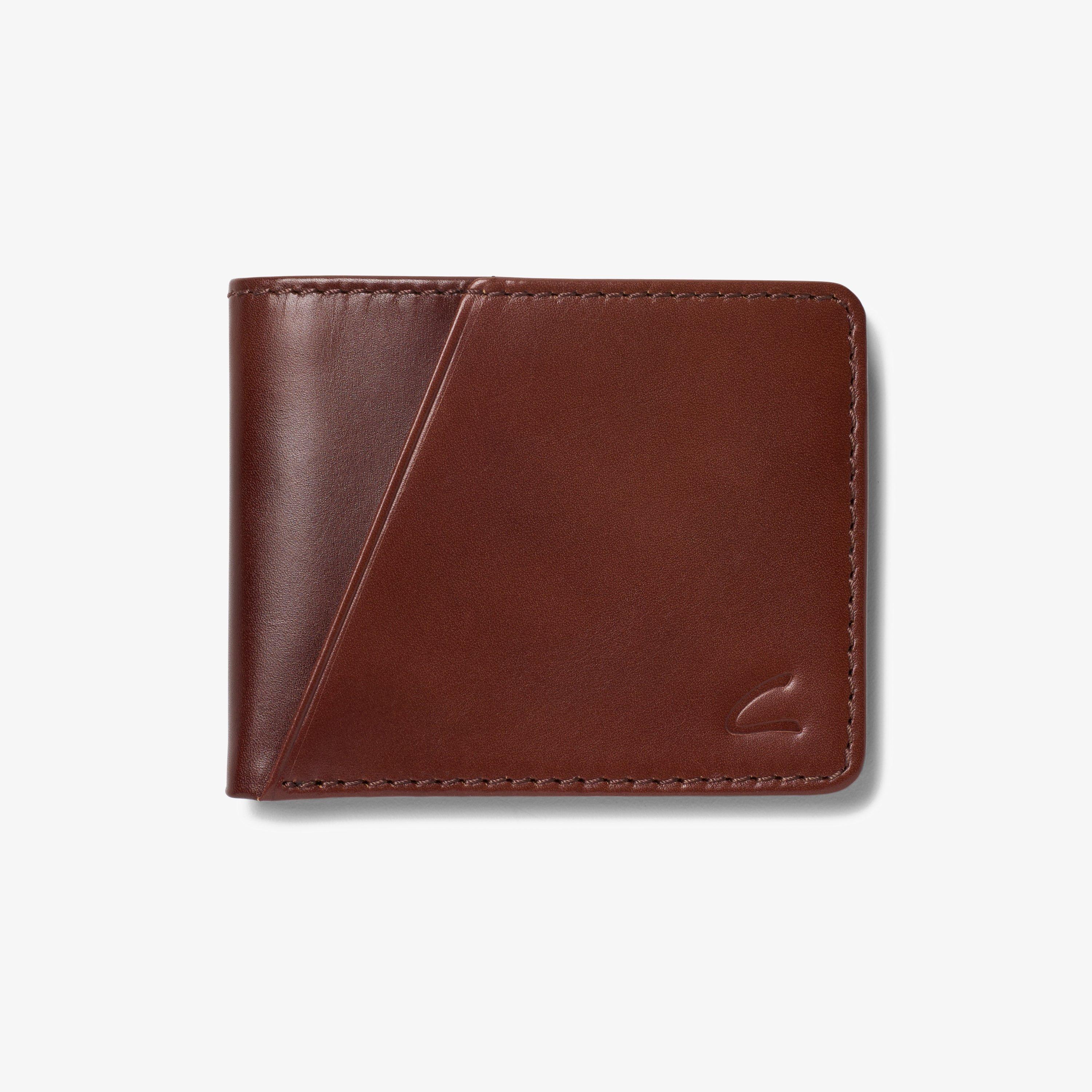 Clarks Shine Passcase Wallet In Brown