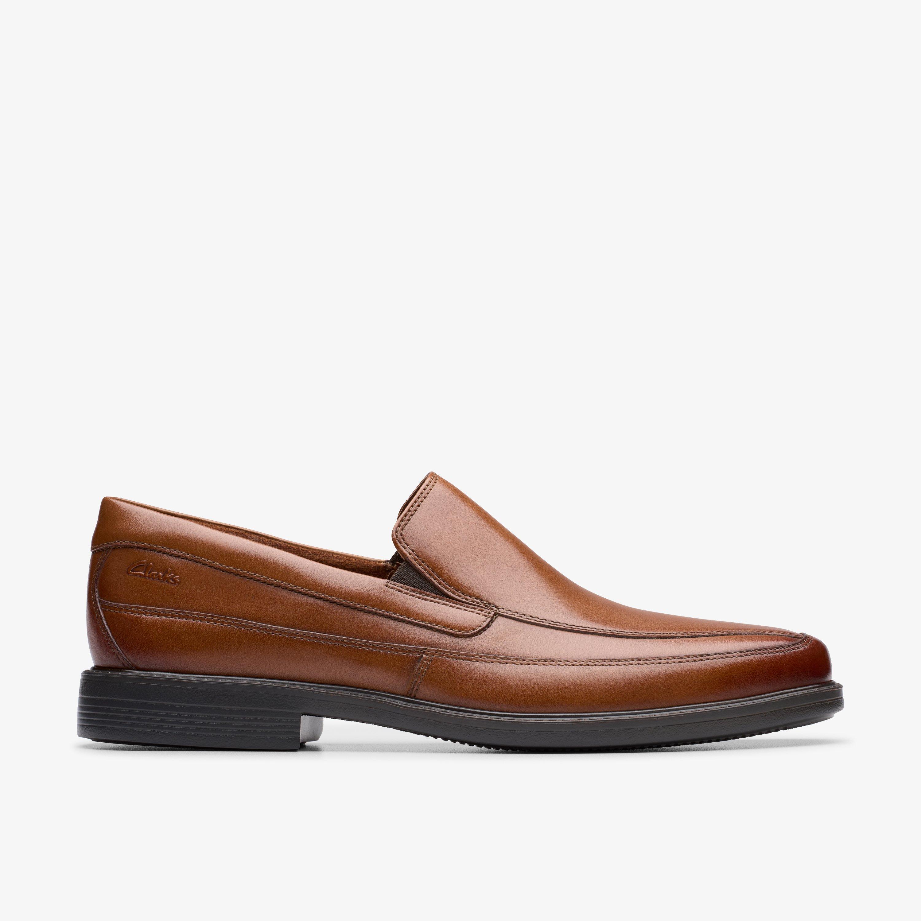 Cosgrove Free Dark Tan Leather Loafers Slip Ons, view 1 of 6