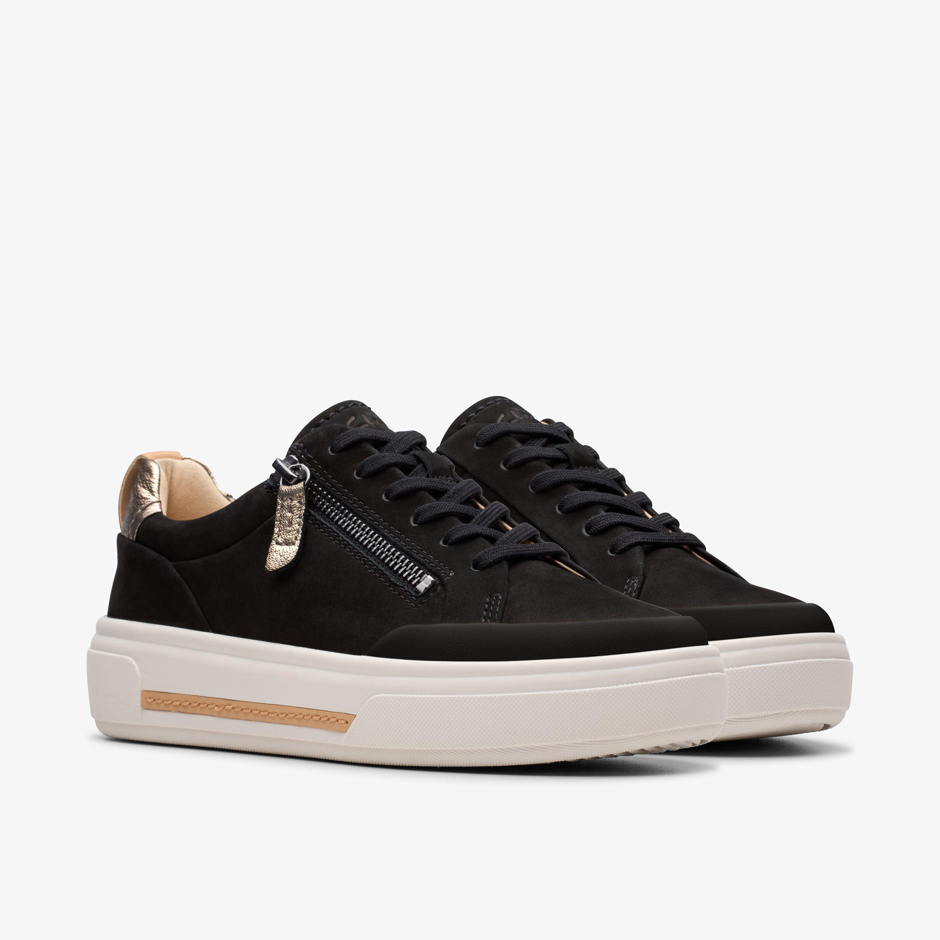 Hollyhock Zip Black Nubuck