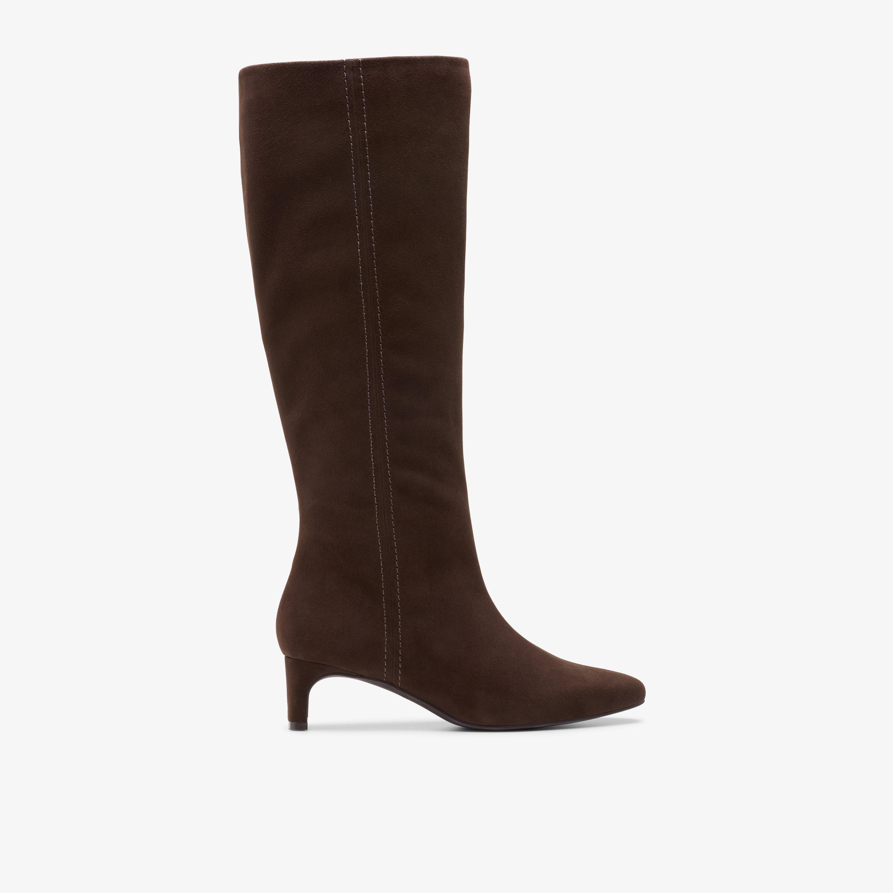 Clarks low heel boots online