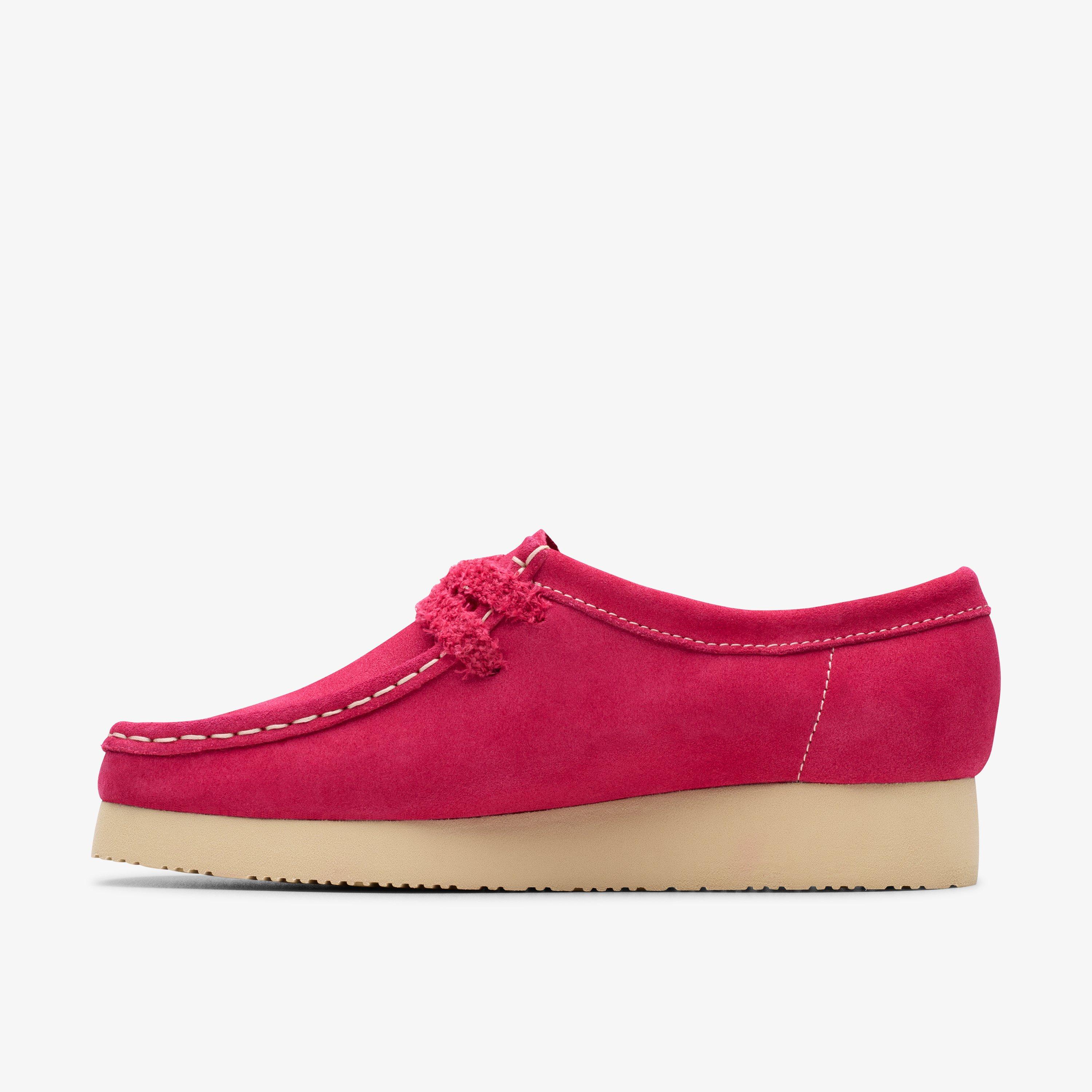Women's Wallabee™ 2604 Bright Pink Suede Shoes | Clarks
