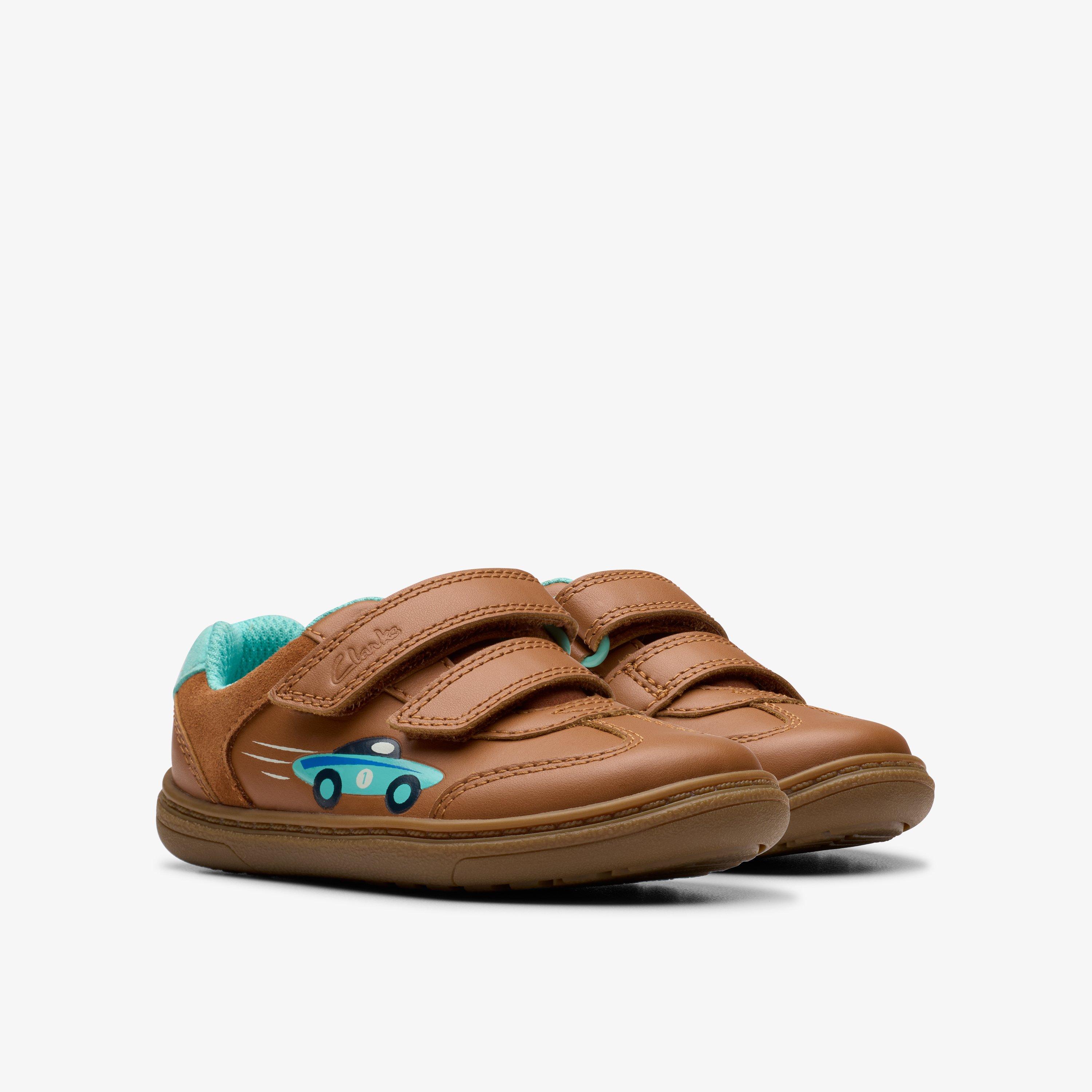 Flash Racer Toddler Tan Riptape, view 4 of 6