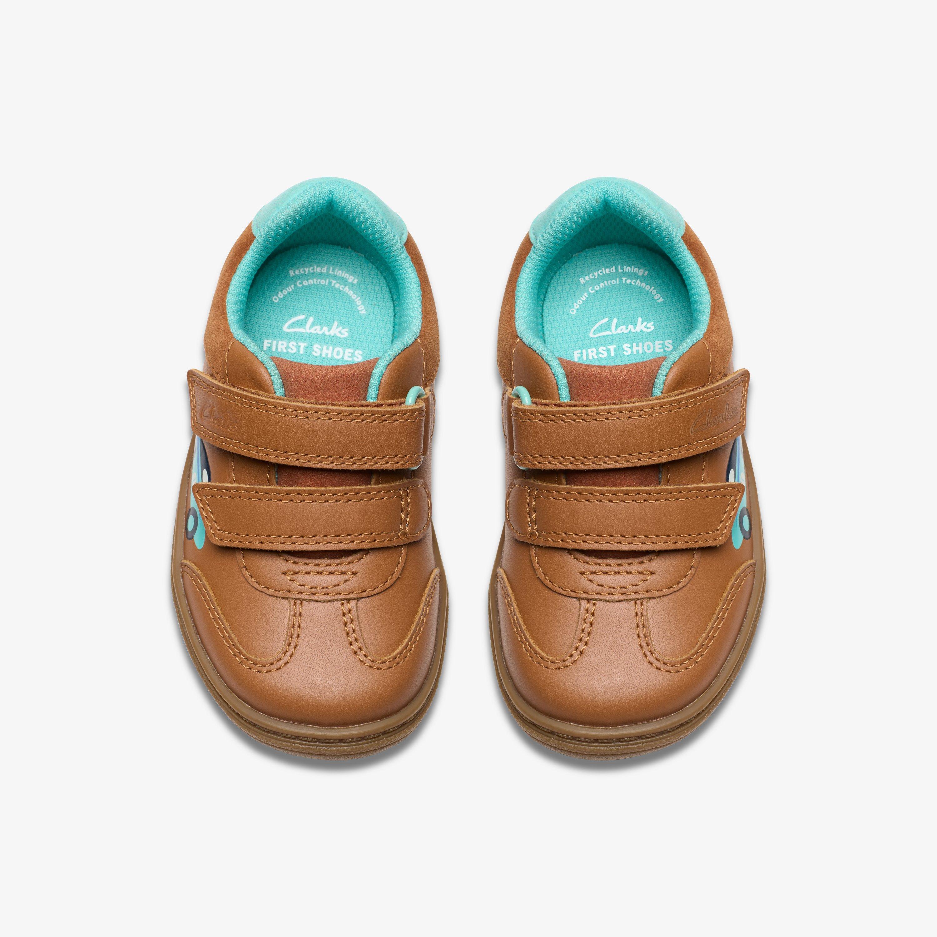 Flash Racer Toddler Tan Riptape, view 6 of 6