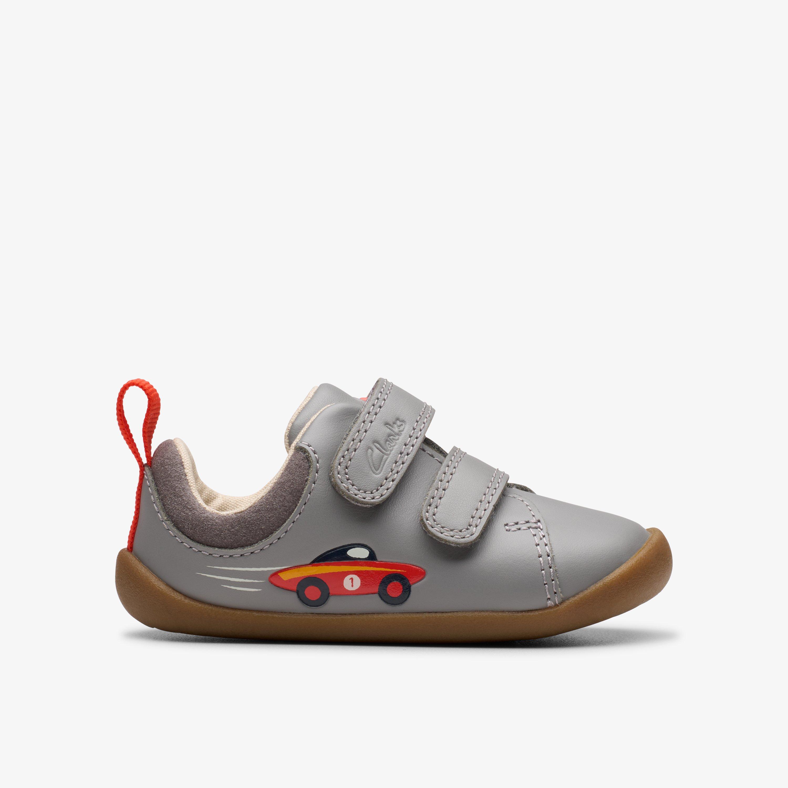 Roamer Retro Toddler Grey Pre Walker Riptape, view 1 of 6