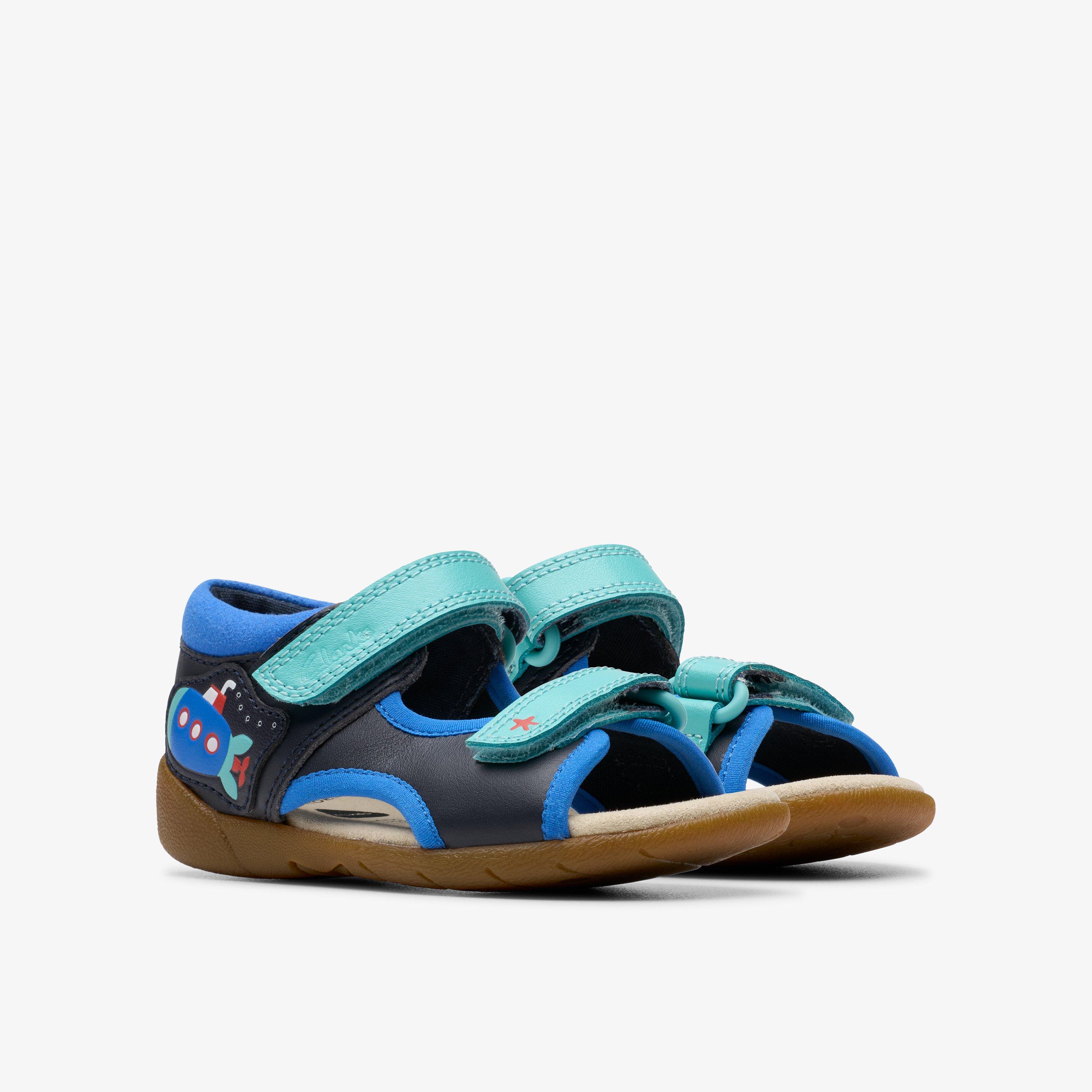 Zora Star Toddler Navy Riptape, view 4 of 6
