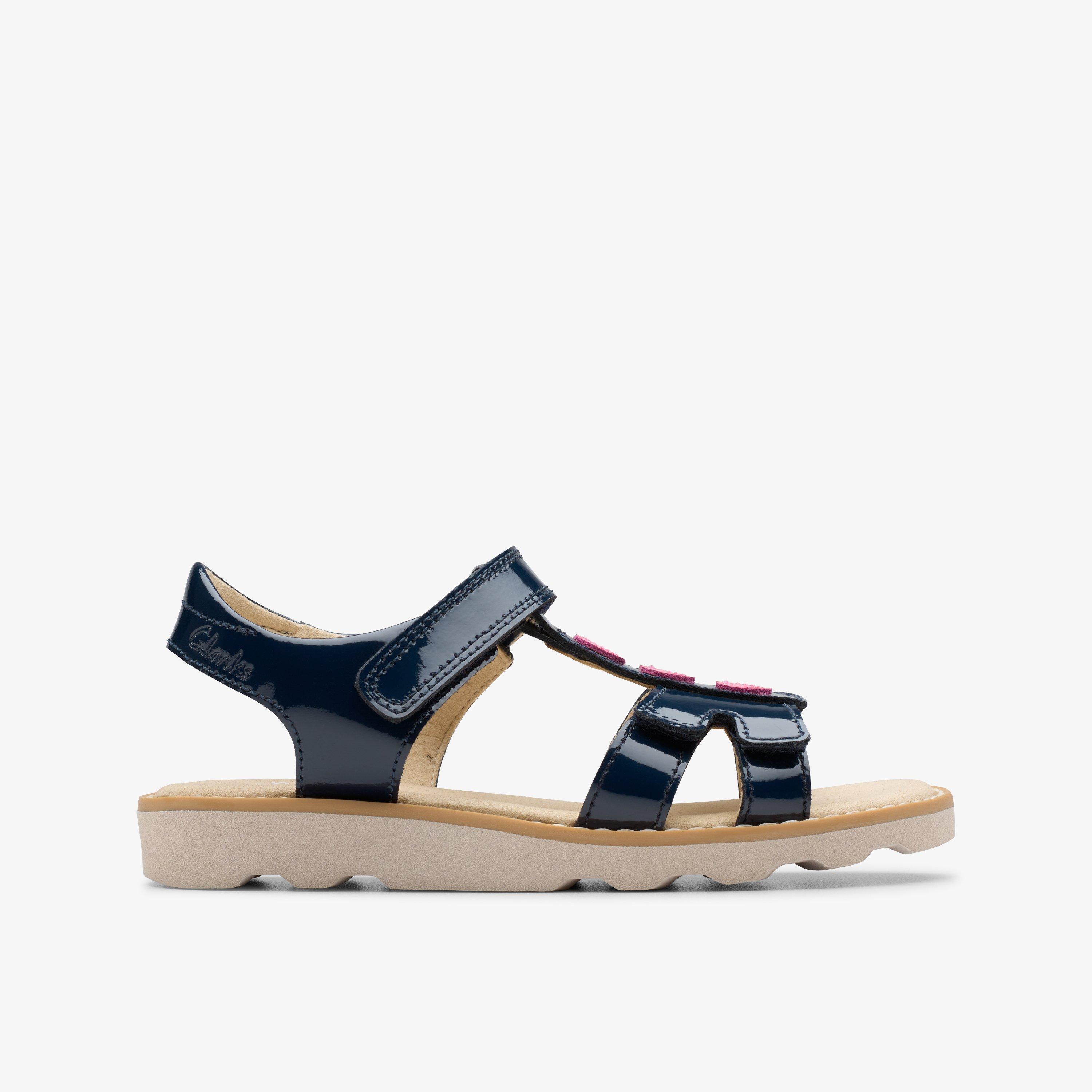 Crown Skip Kid Navy Flat Sandals, view 1 of 6