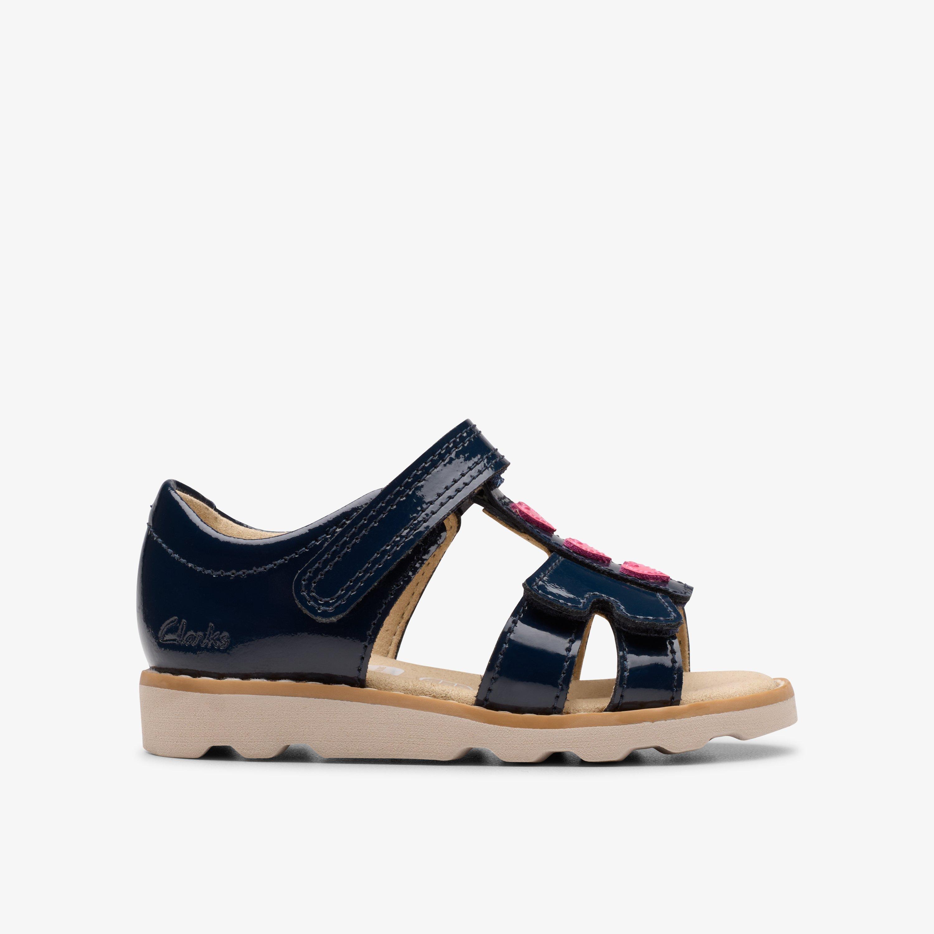 Crown Skip Toddler Navy Flat Sandals, view 1 of 6