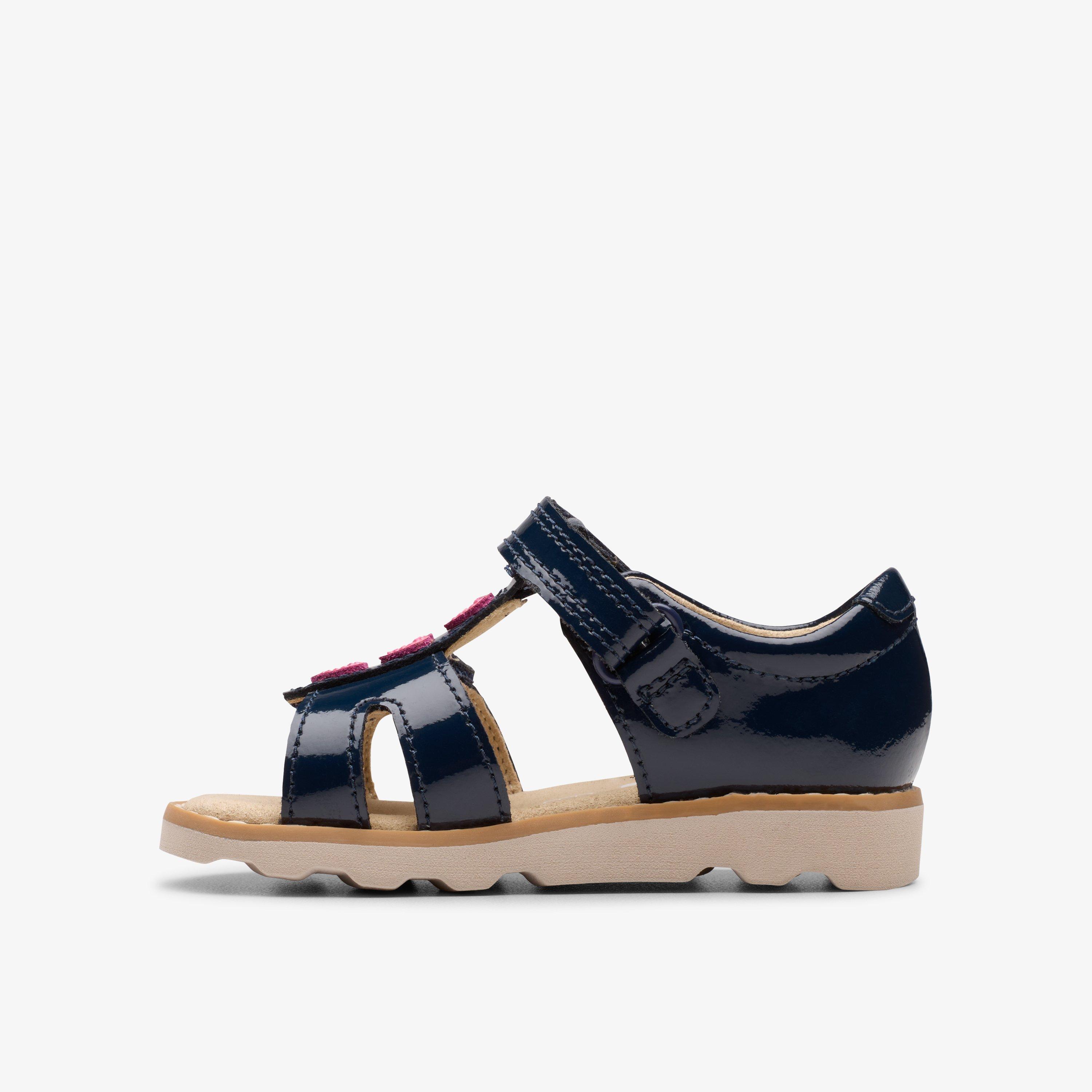 Crown Skip Toddler Navy Flat Sandals, view 2 of 6
