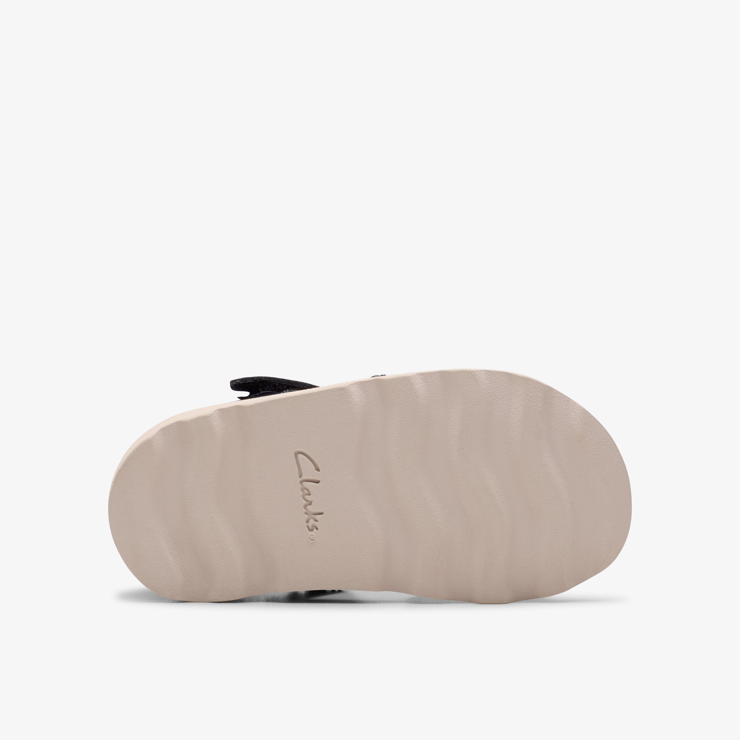 Crown Skip Toddler Navy Flat Sandals, view 3 of 6